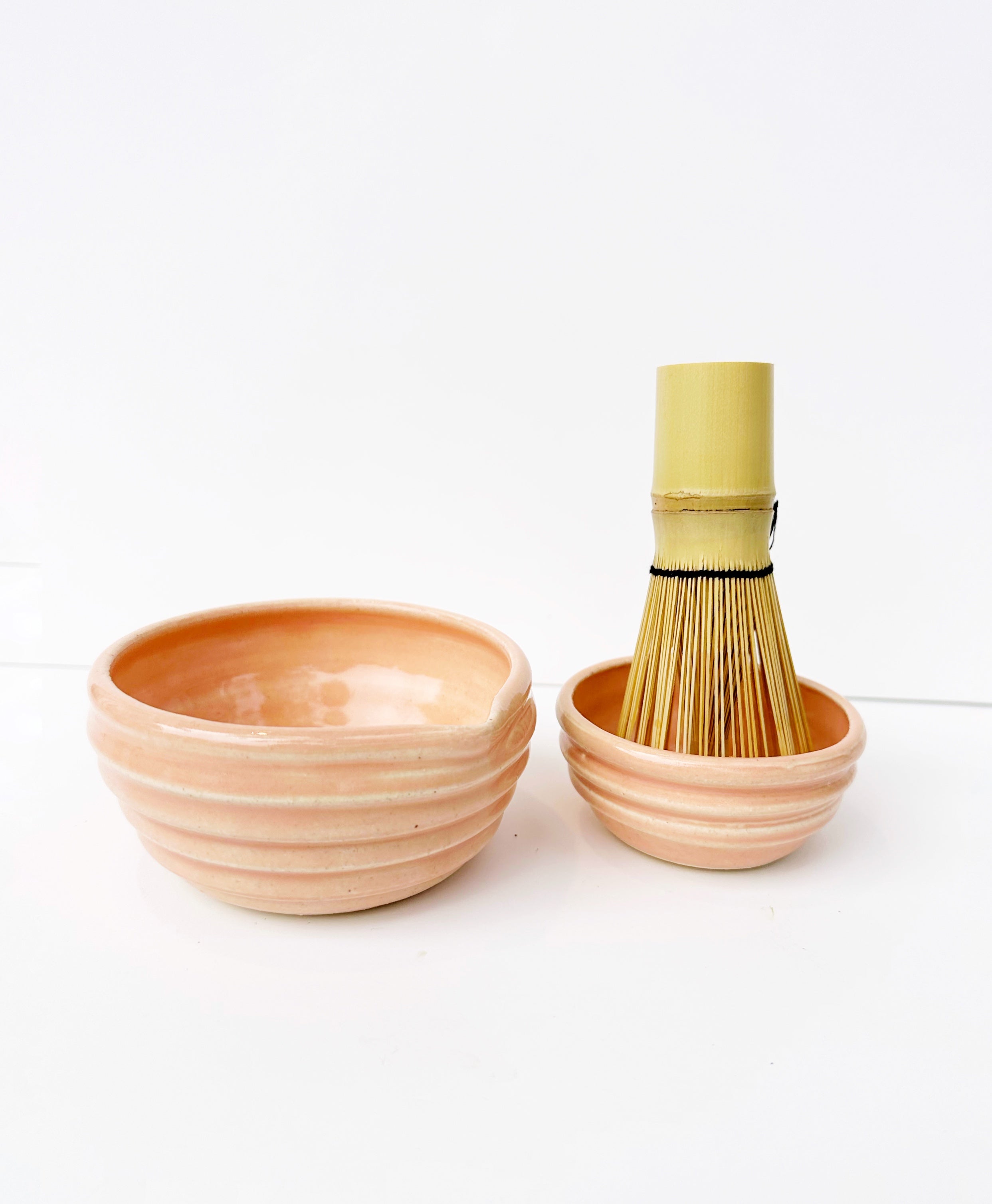 HUNNY MATCHA BOWLS Peach (Set of two)