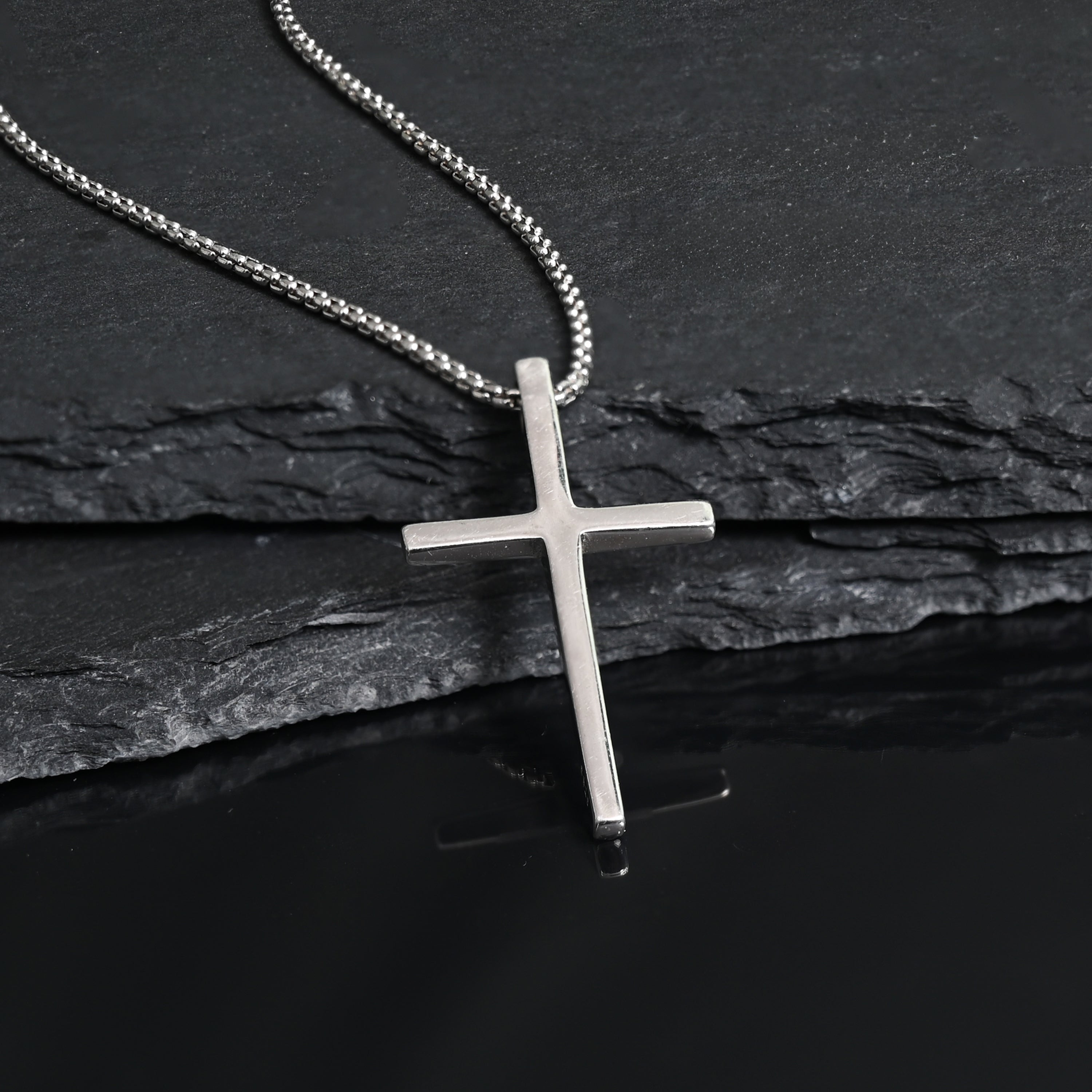 Fashion cross necklace, necklace with cross pendant, men's cross pendant, jewelry for men