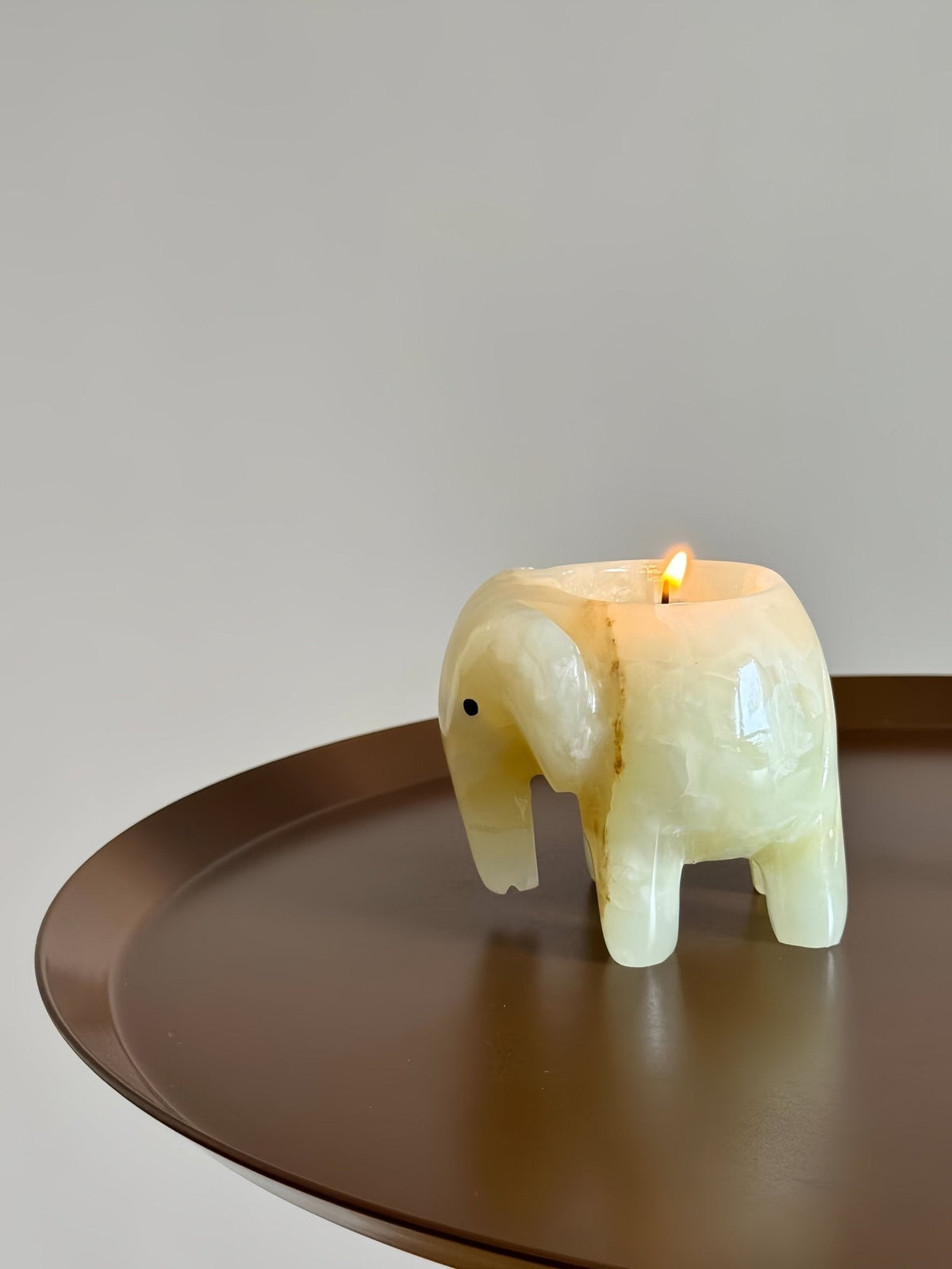 Gentle Giant 2-in-1 Incense Burner & Tealight Candle Holder – Cute Modern Stoneware Decor for Nordic & Hygge Homes -Candle Holders- Gentle Giant 2-in-1 Incense & Tealight Holder - INSPECIAL HOME