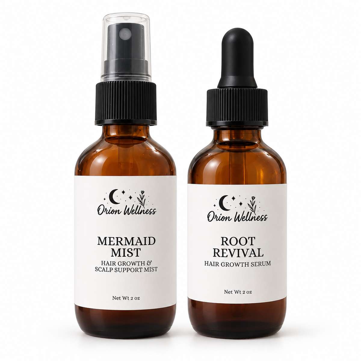 Scalp + Shine Hair Ritual Duo by Orion Wellness on a white background