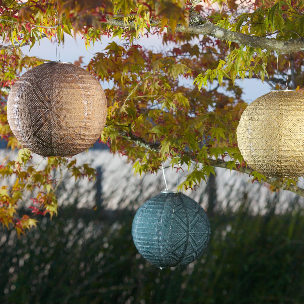 Soji Stella Market 12" Tyvek Solar Lanterns