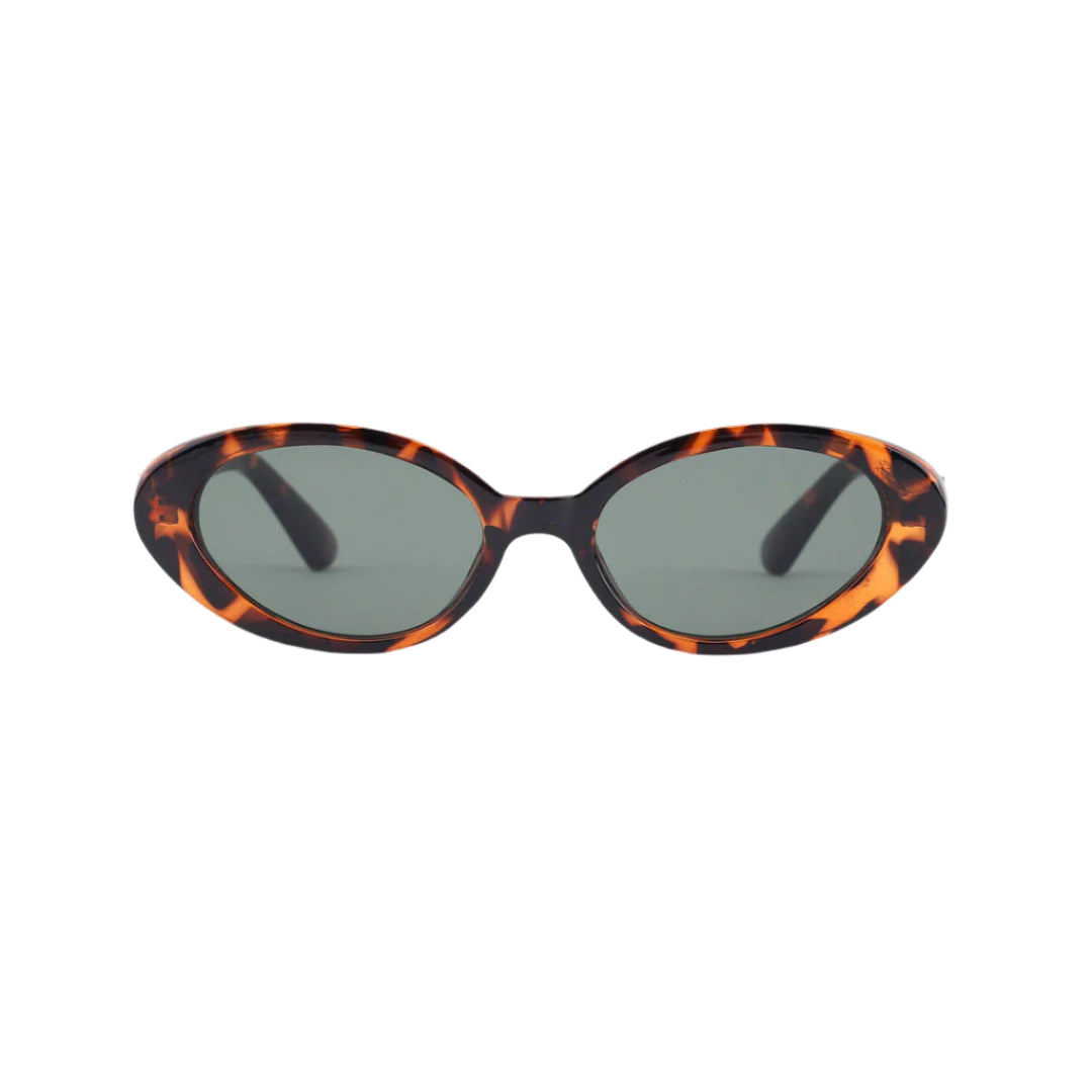 Sad Eyewear Bloom oval sunglasses in tortoise with UV protection lenses