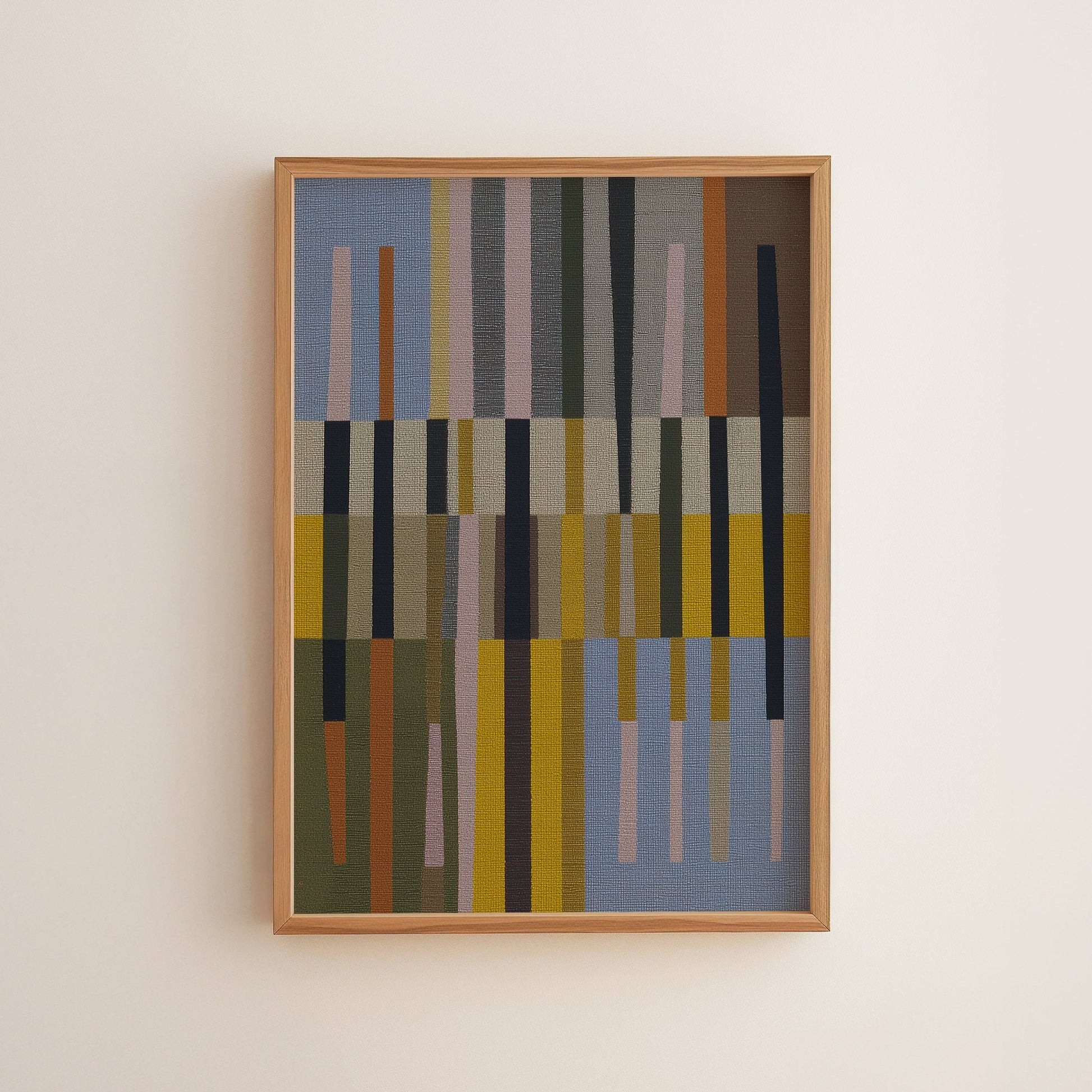 Woven Perspectives No. 09 — Geometric Abstract Art Print