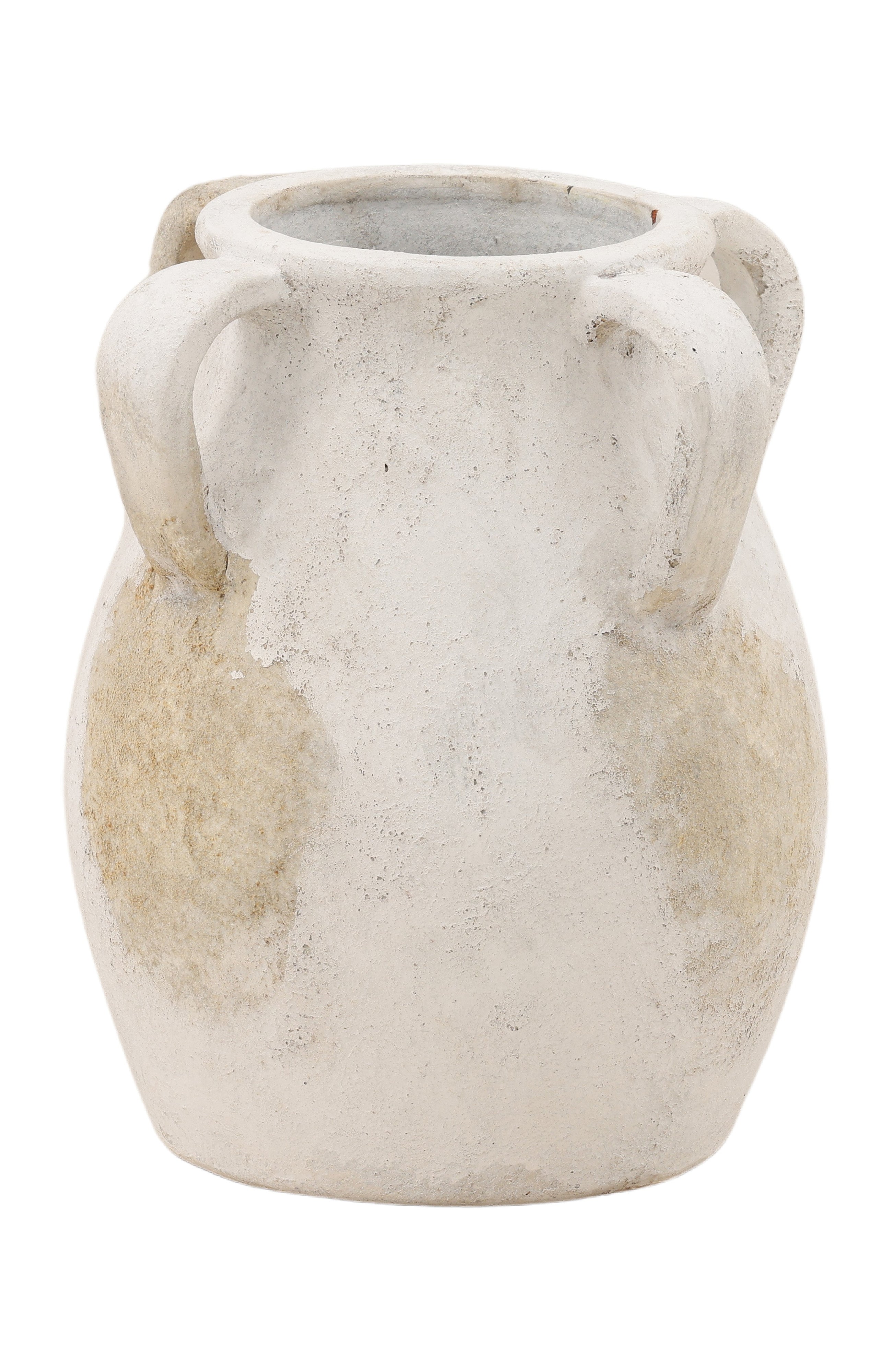 Helena Dual-Handle Terracotta Vase - Ivory