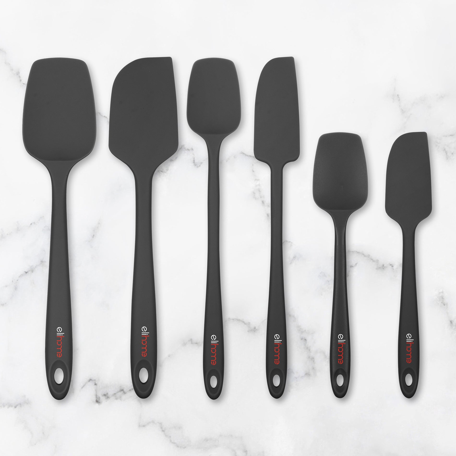 6 Piece Silicone Spatula Set