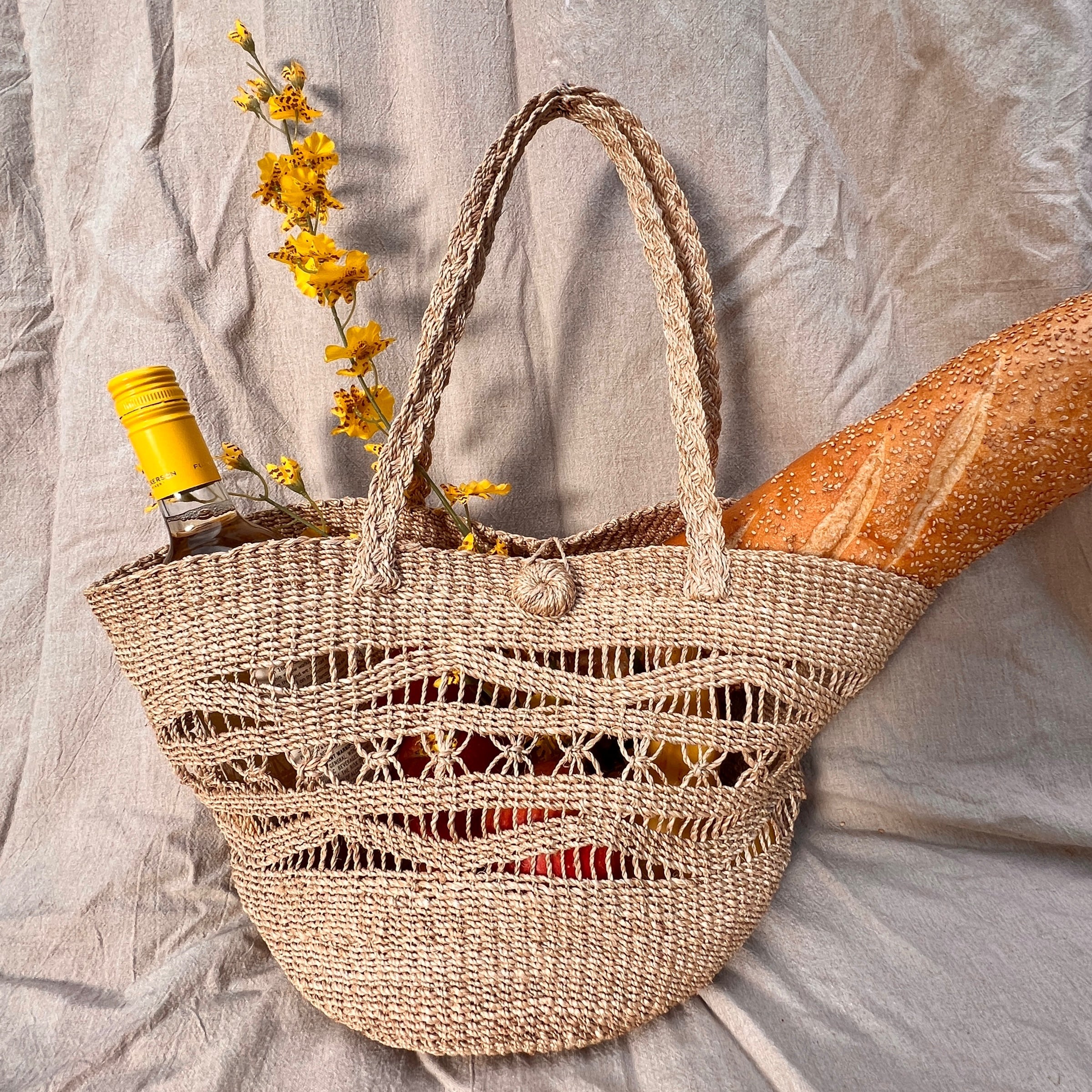 Mira Woven Abaca Market Bag