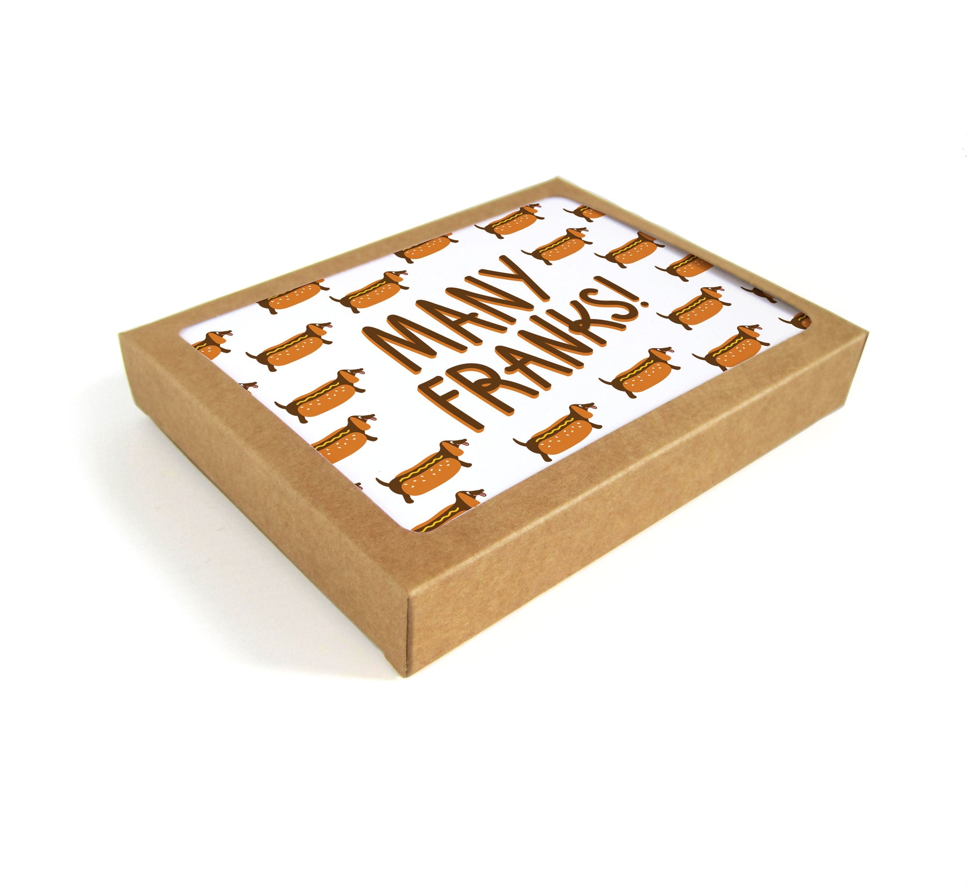 Pack of 8 Many Franks cards