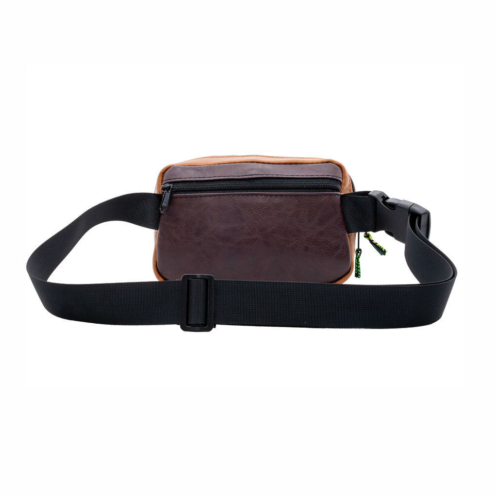 Vegan Leather Crossbody Belt Bag Ecodunia #color_multicolor