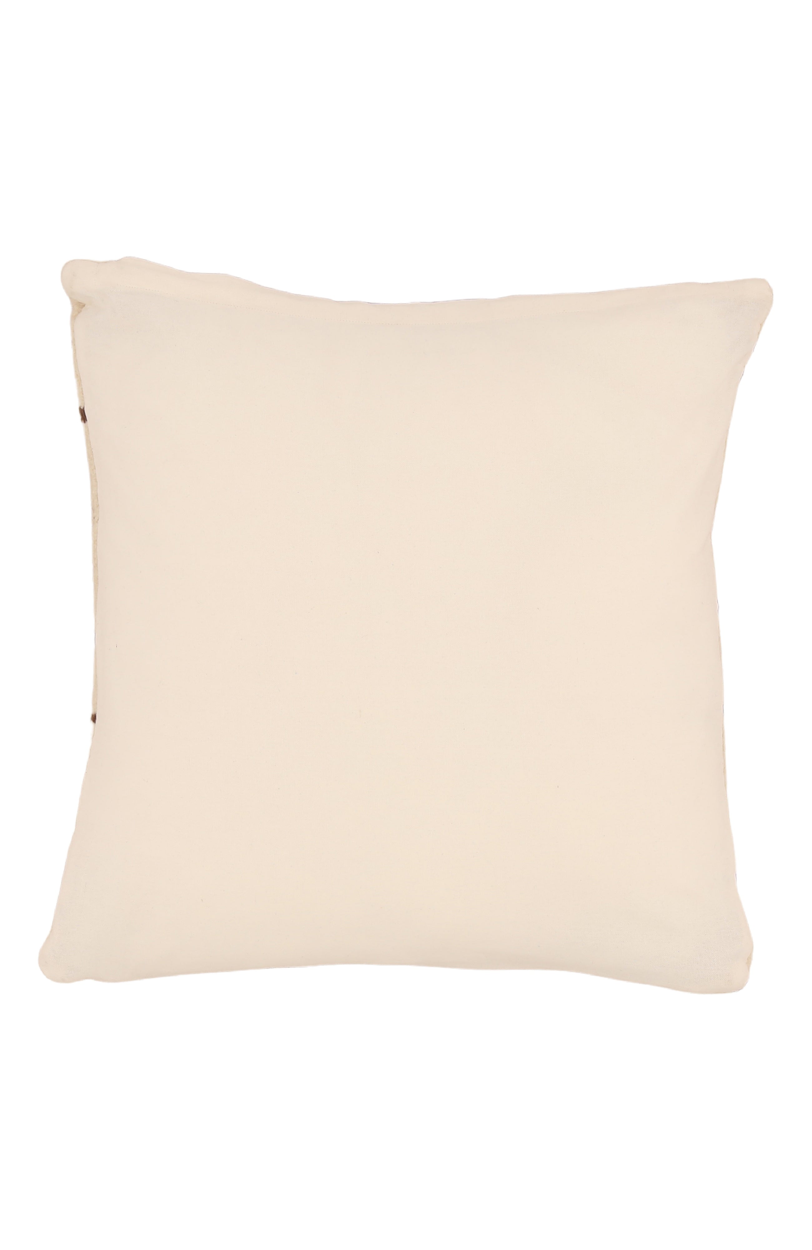 Luca Handwoven Wool Throw Pillow - Ivory (20" x 20")
