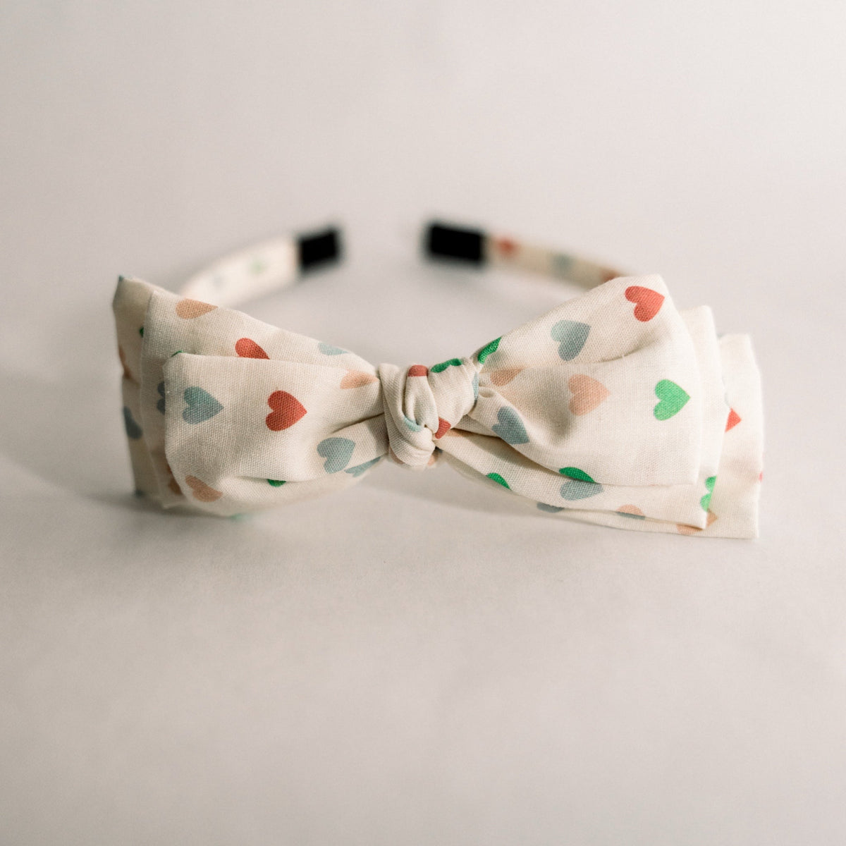Three Little Bows Headband - Love in Bloom