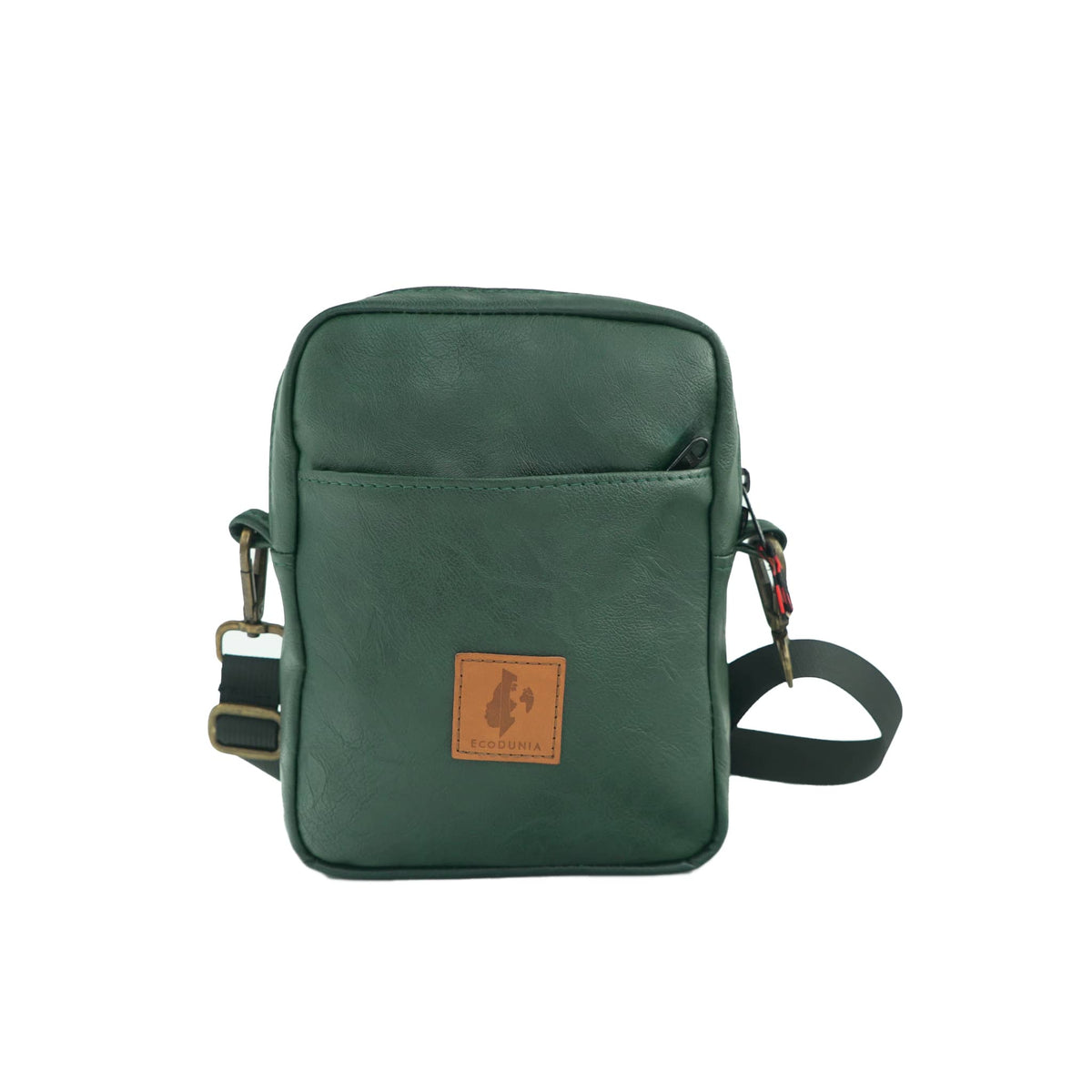 Rozi Vegan Leather Crossbody Bag 2L #color_forest-green