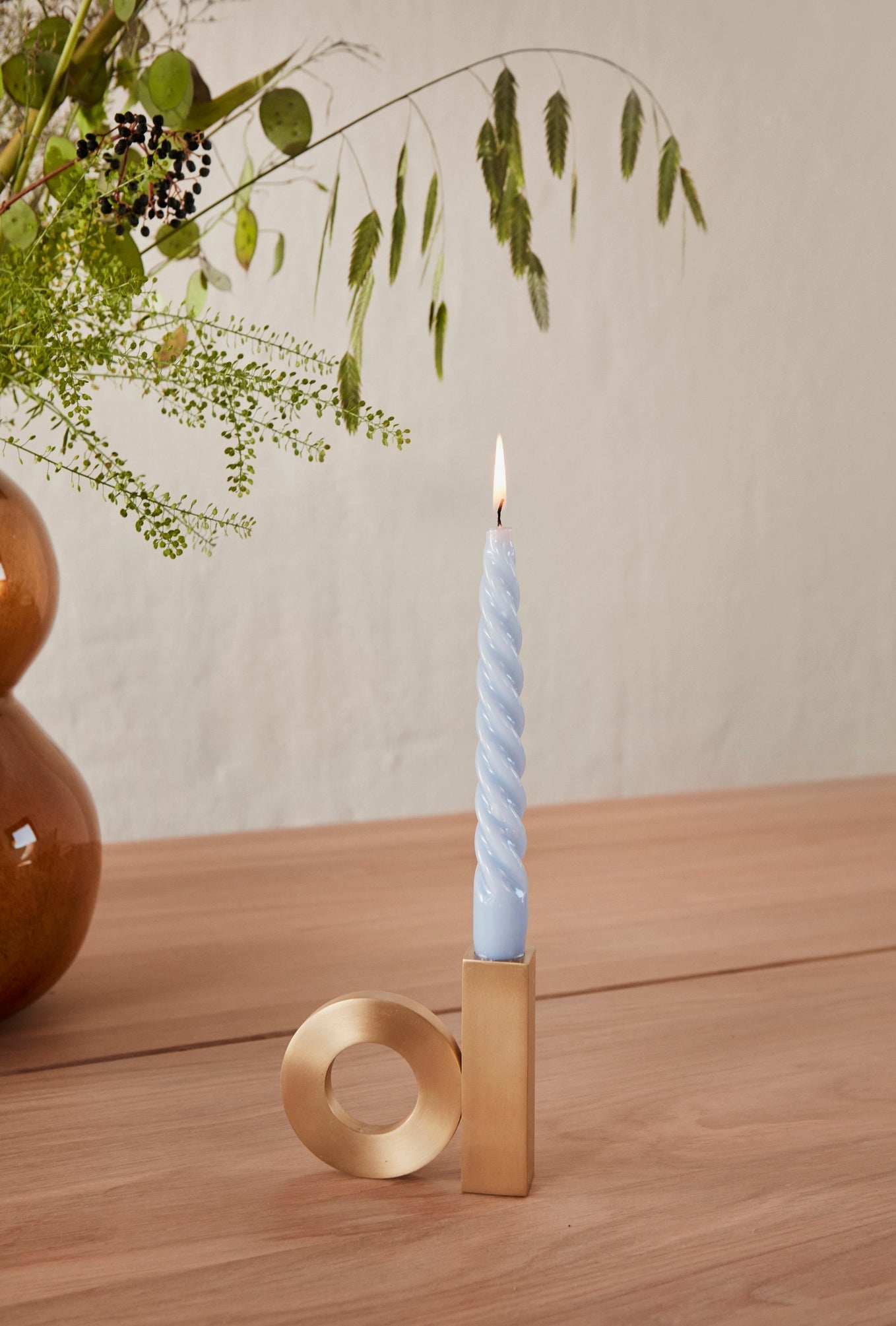 Baari Solid Brass Candleholder By Oyoy L300235 6