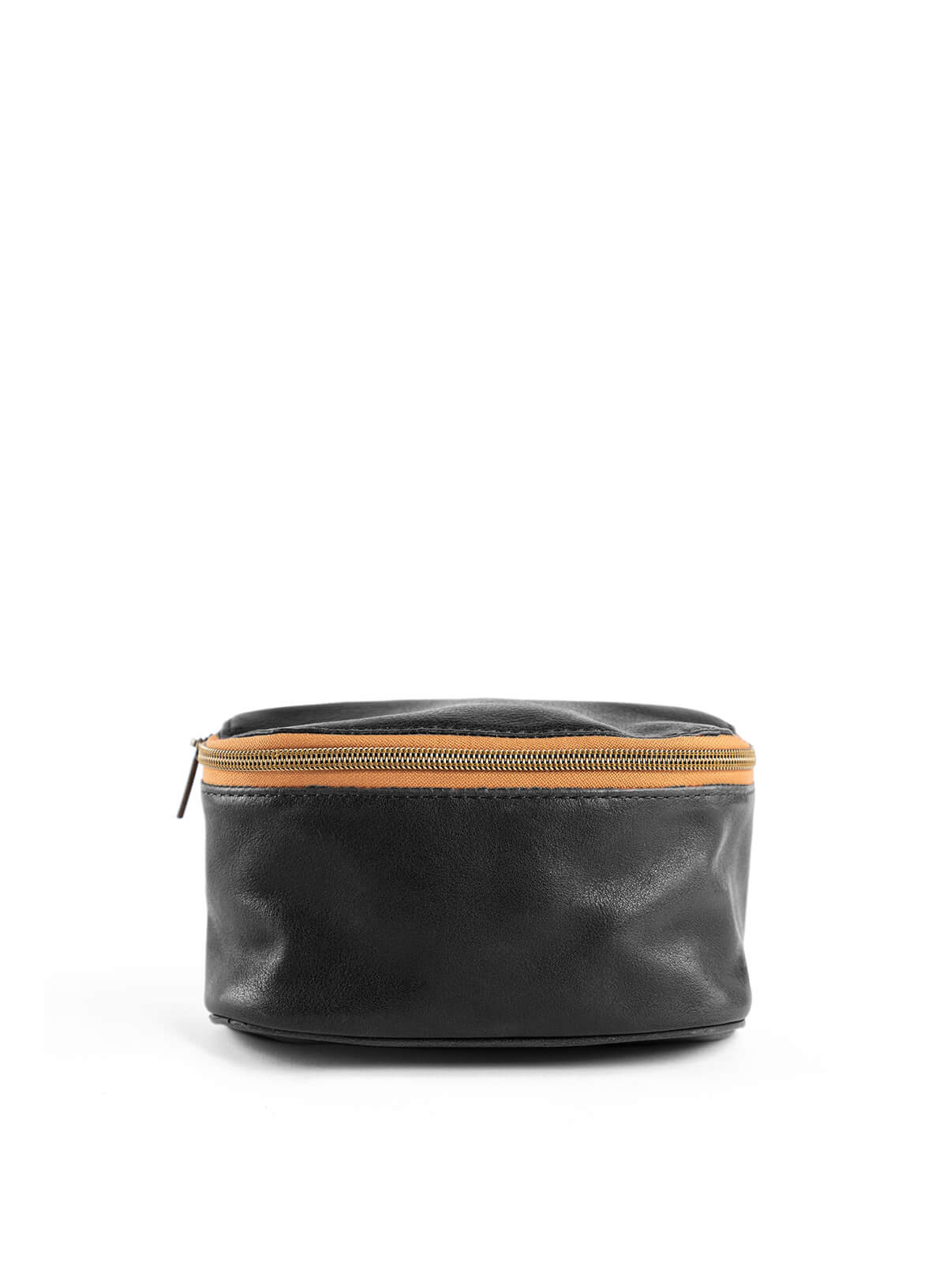 Hip bag in black from the fall/winter collection held by a model.
