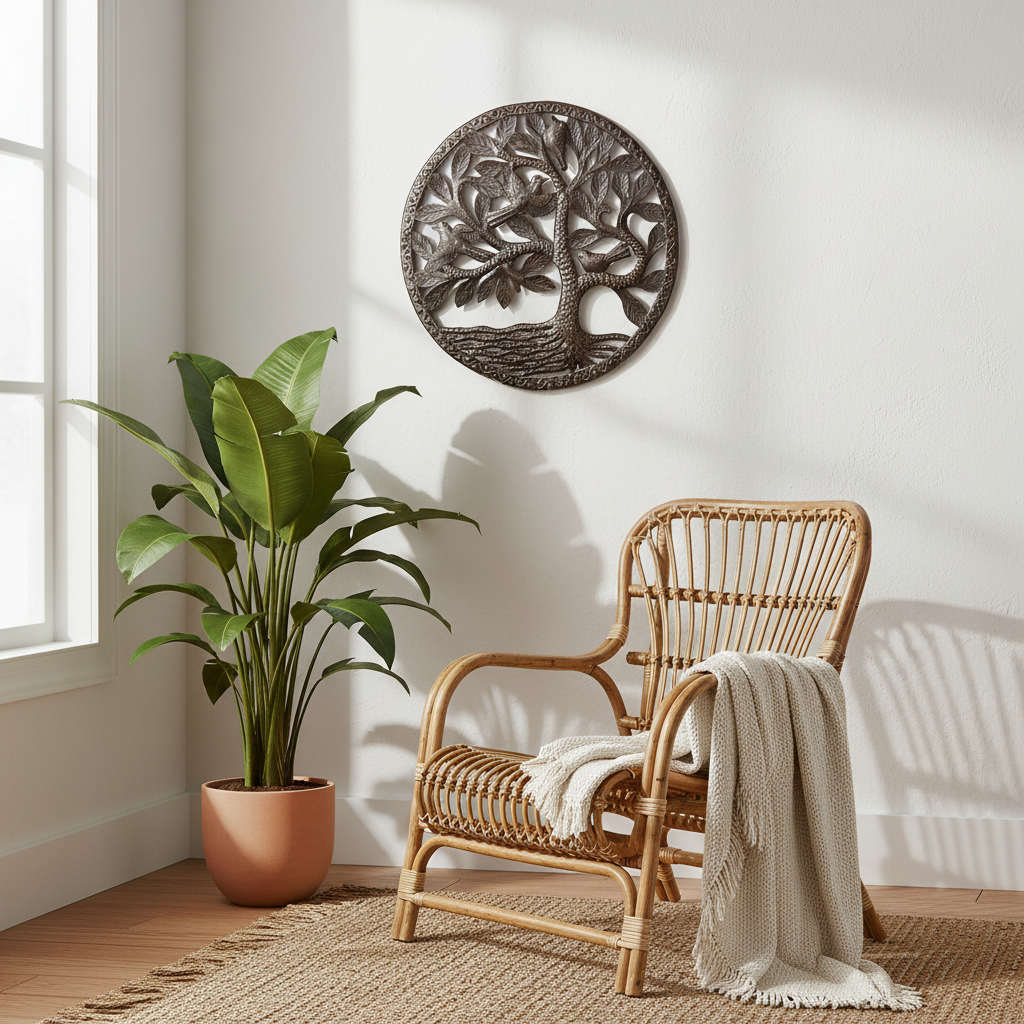 RND096 Lifestyle 1 – Coastal Boho Living Room