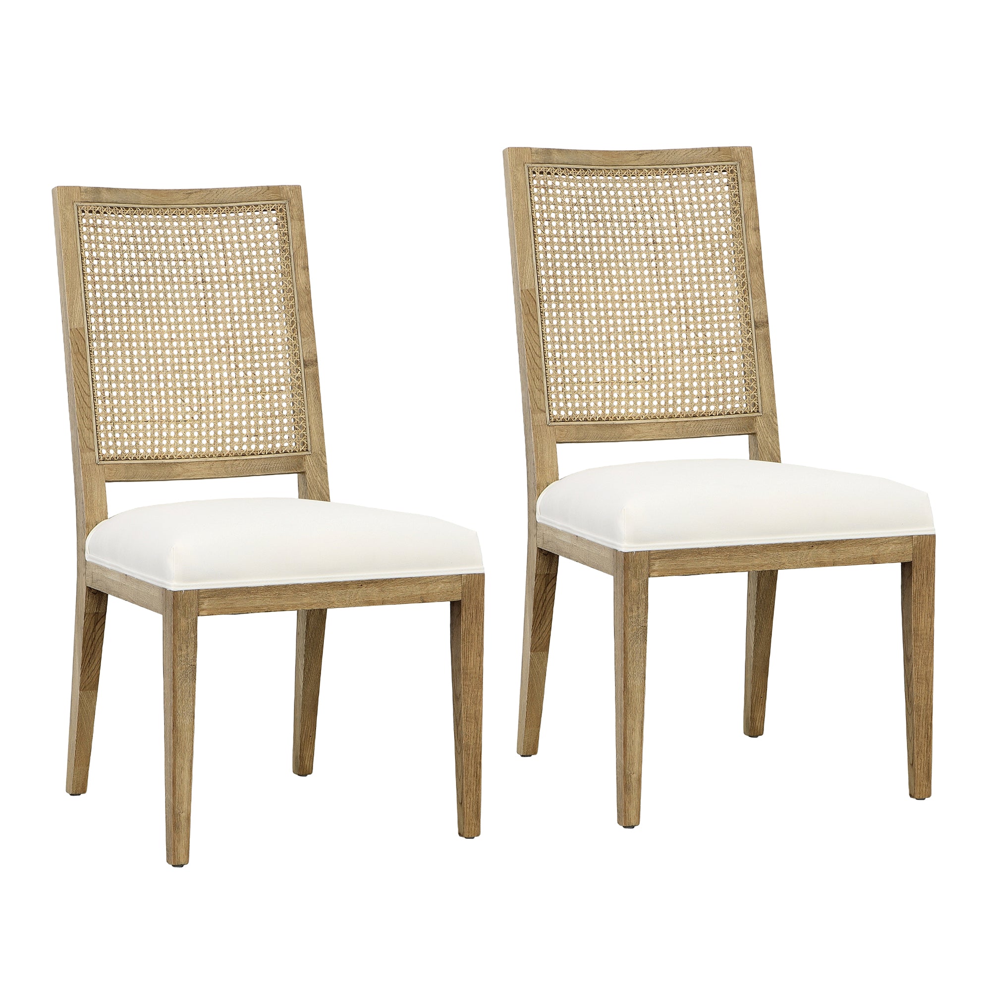 Nico Cane Dining Chair (Set of 2) - Natural Warm Wash