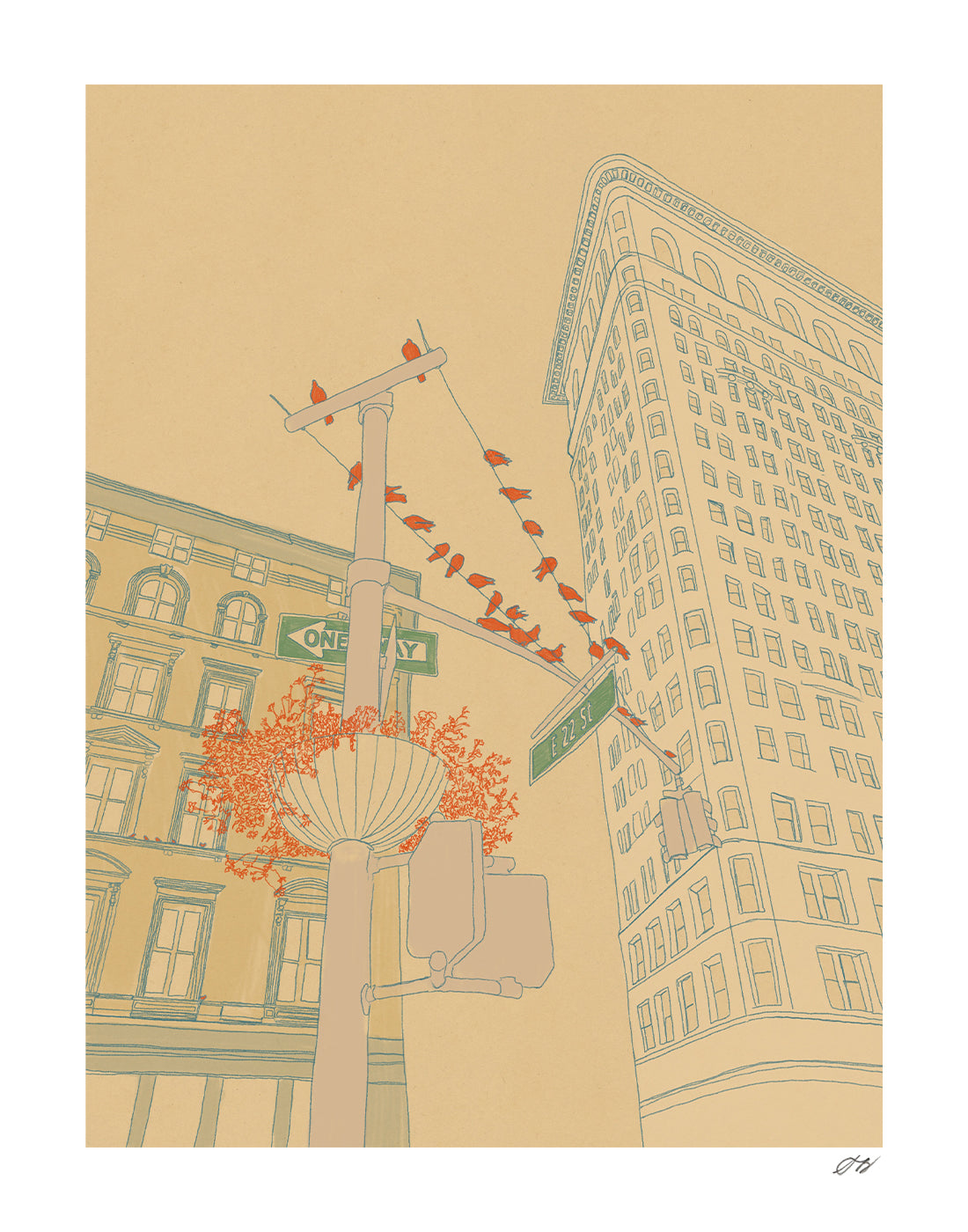 Flatiron Print by Stephanie Browne