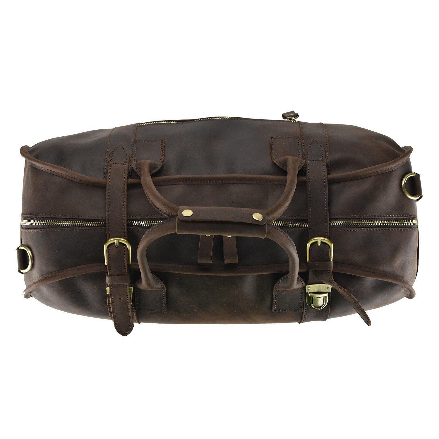 WANDERLUST Large EveryDay Bag ~ Dark Brown ~-Luggage-Prince of Scots-Prince of Scots