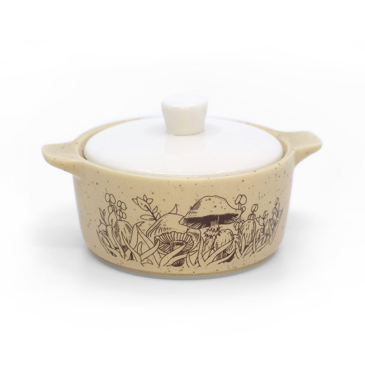 Pyrex-Inspired Forest Fancies Casserole Ceramic Trinket Box