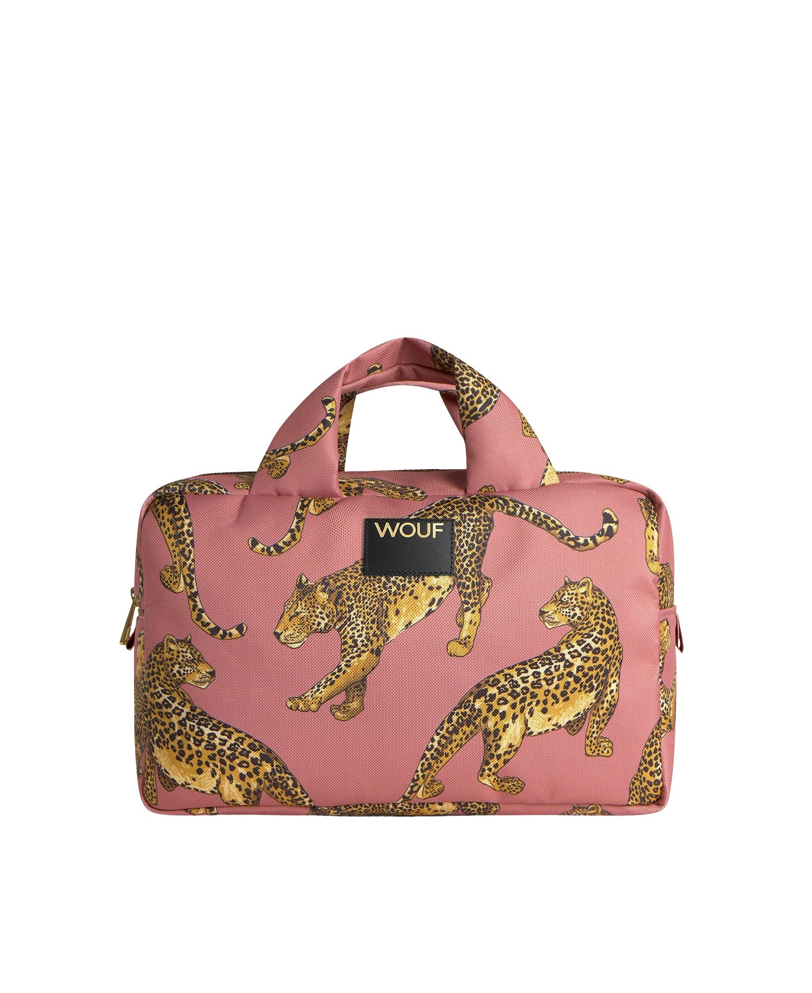 Blush Leopard Large Toiletry Bag