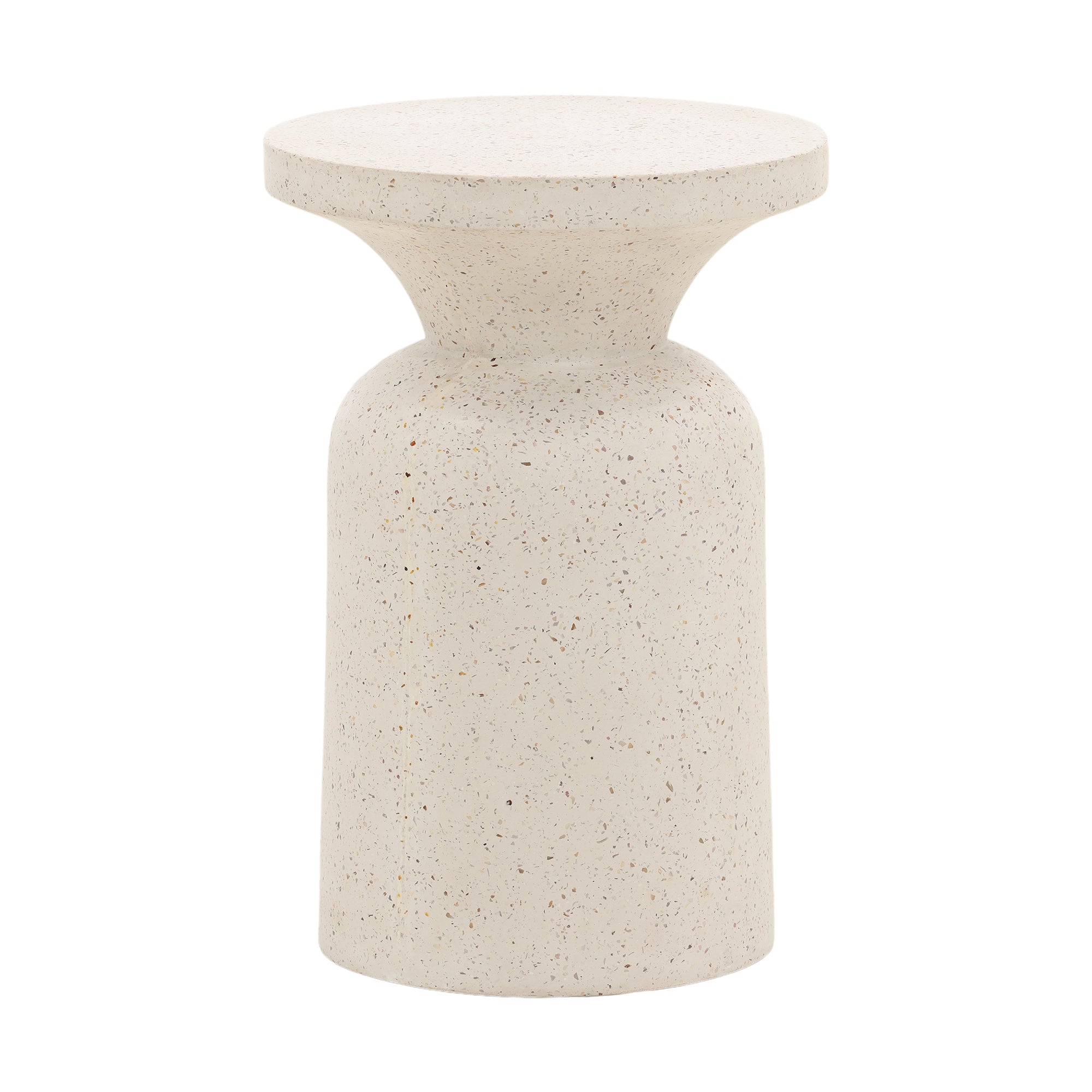 Cressida Terrazzo Outdoor Side Table