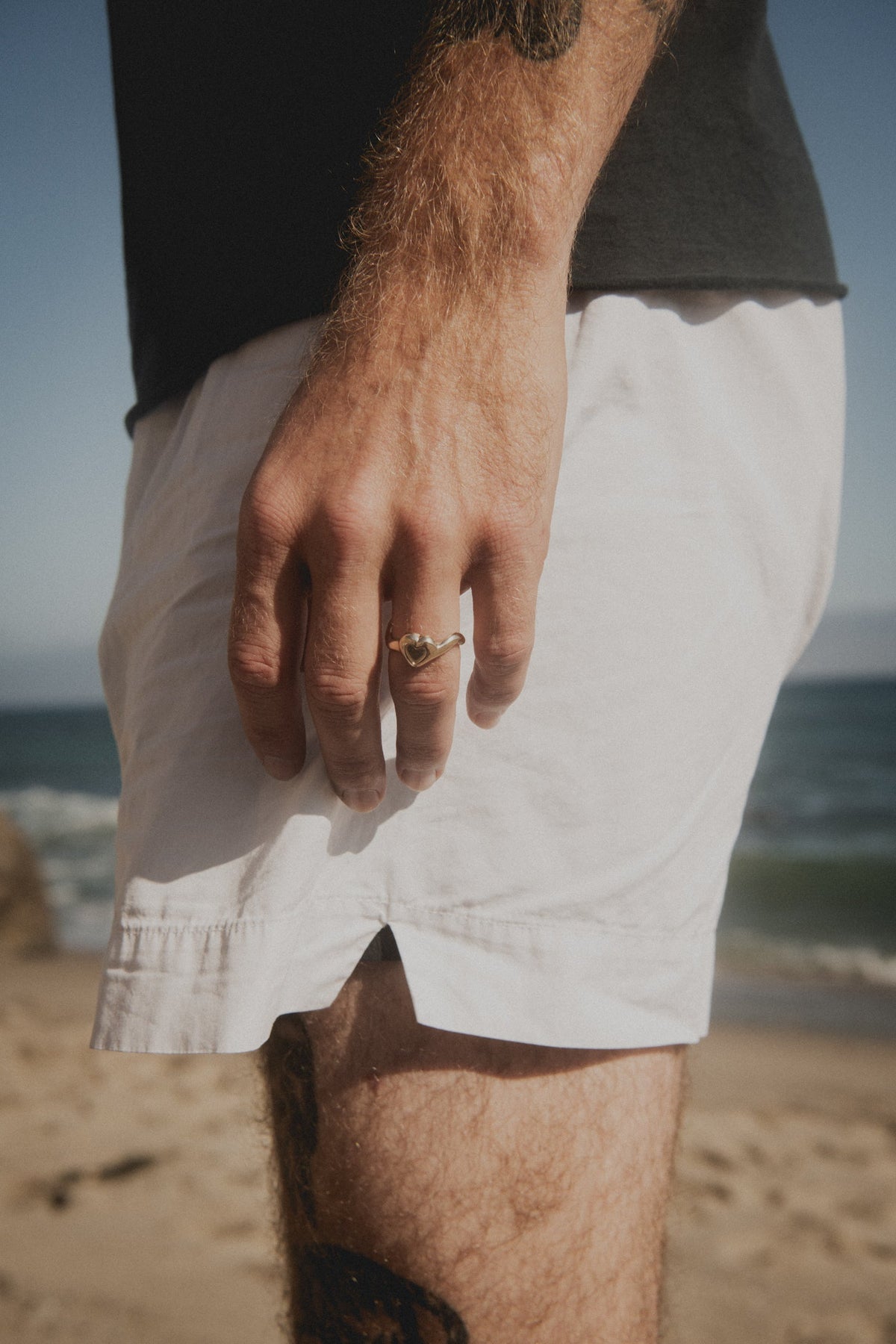 Betsy Heart Ring in 14k recycled gold vermeil, view 2