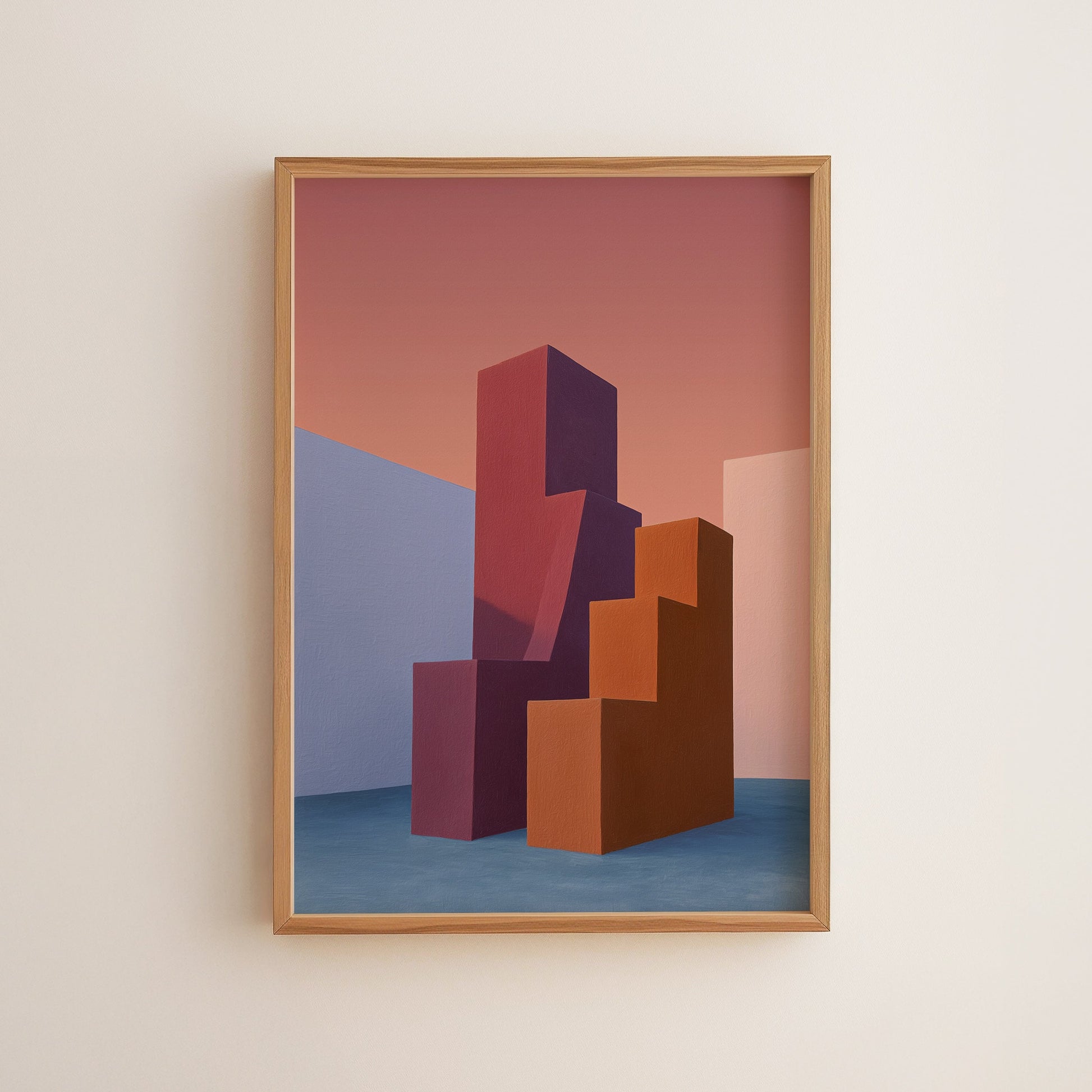 Form and Structure No. 02 — Geometric Abstract Art Print