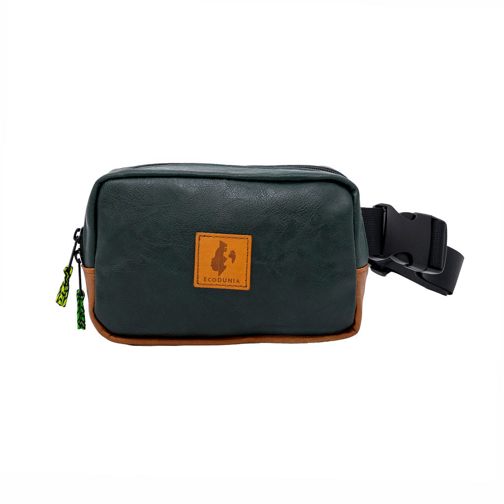 Vegan Leather Crossbody Belt Bag Ecodunia #color_multicolor
