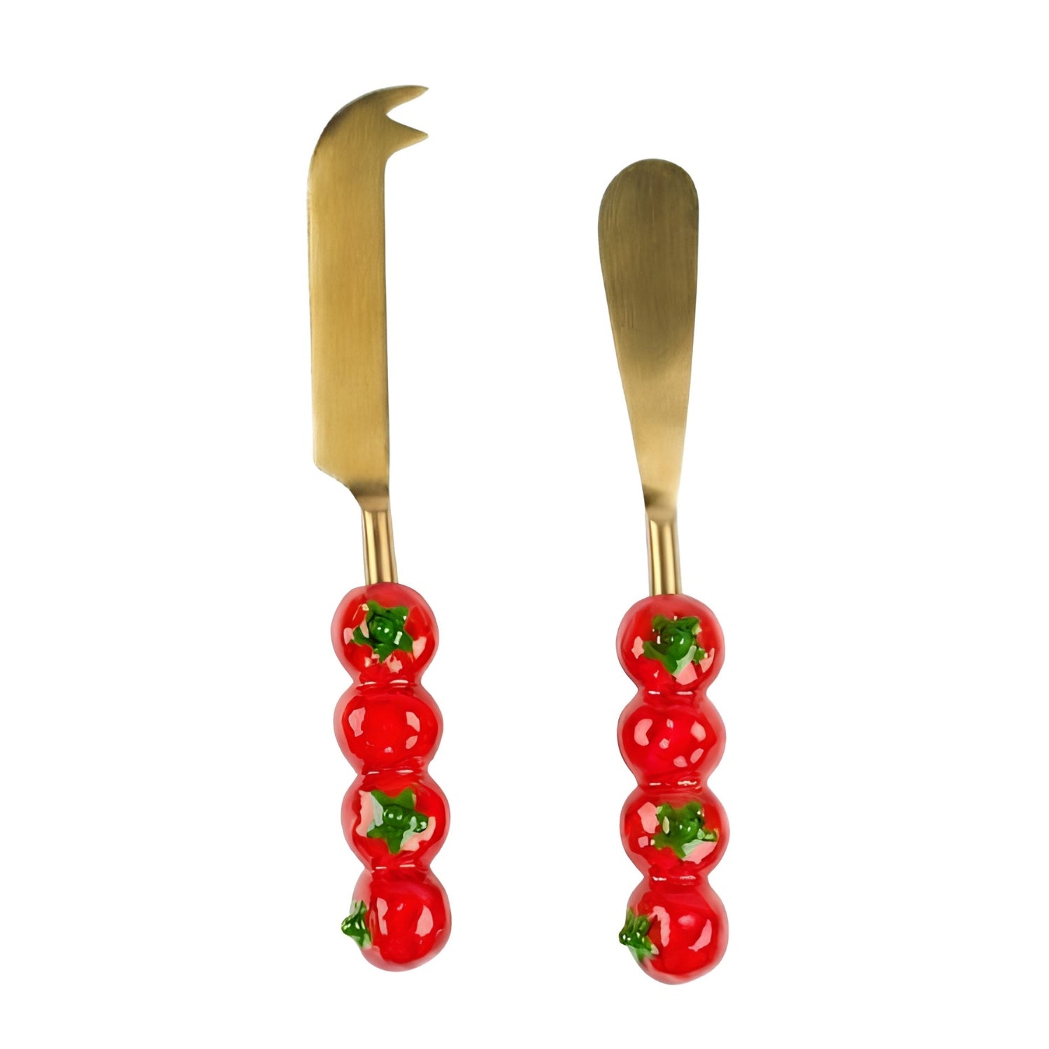 S/2 Tomato Cheese Knife Set