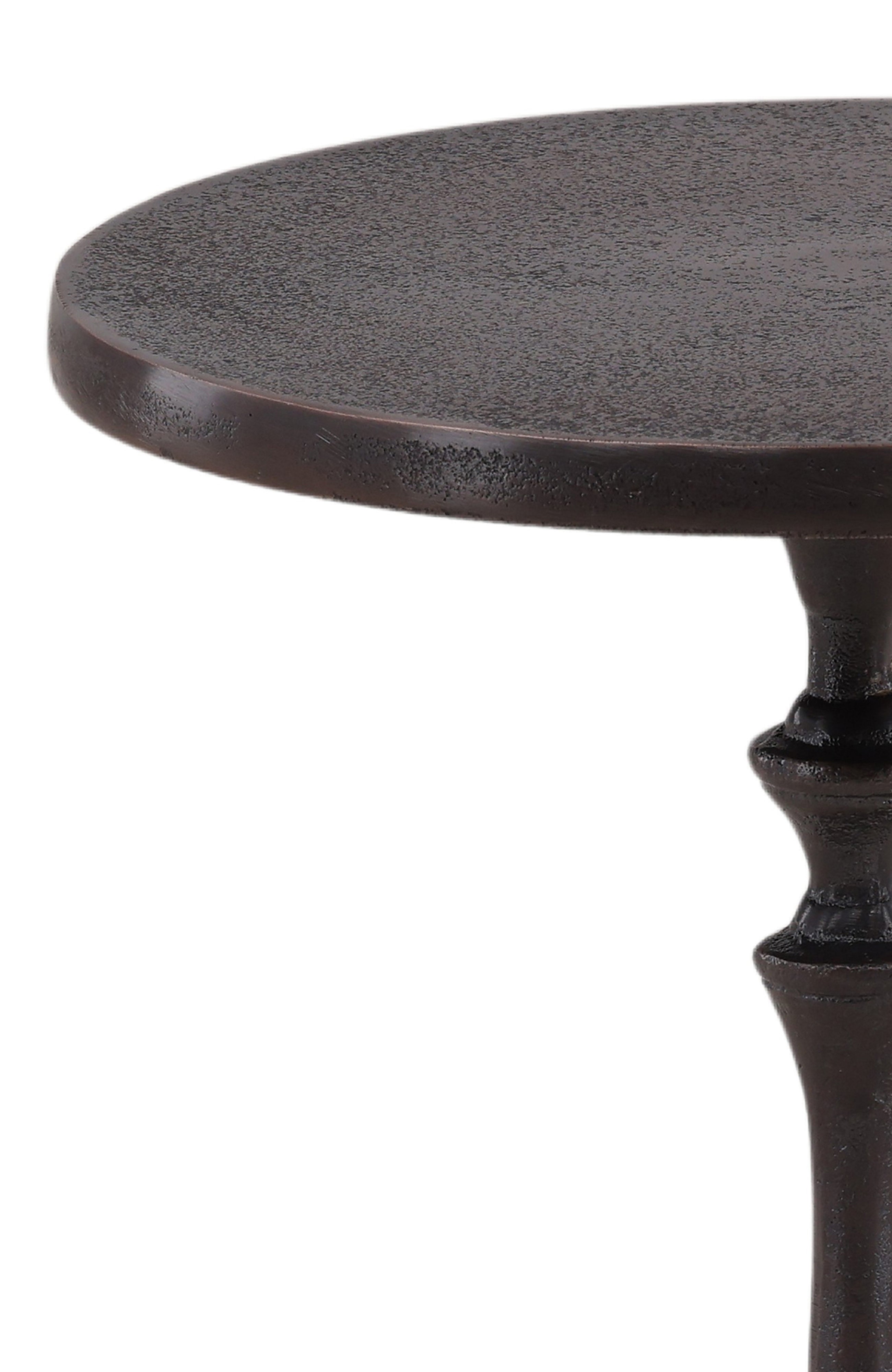 Tavian Bronze Aluminum Side Table