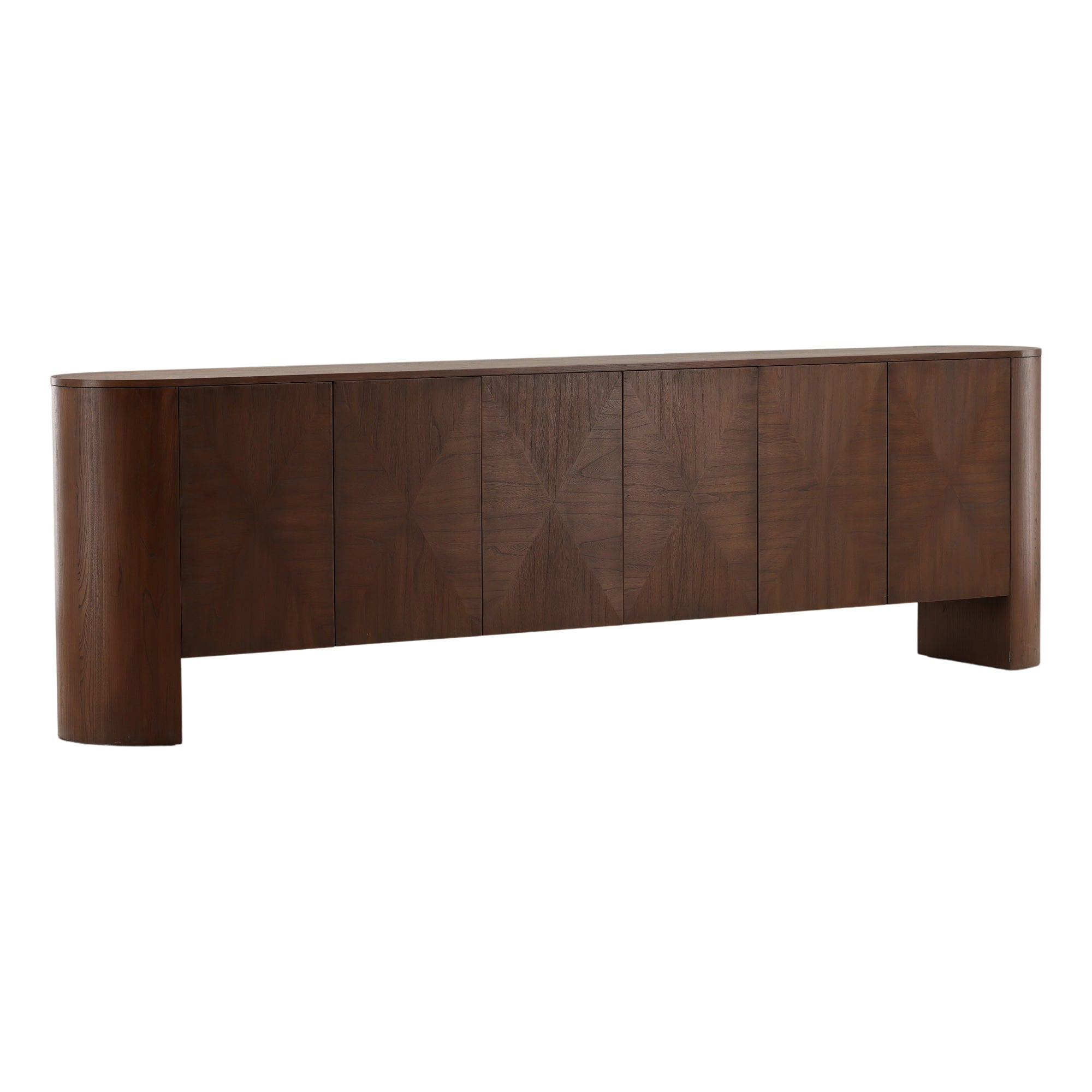 Roman Elm Wood Sideboard