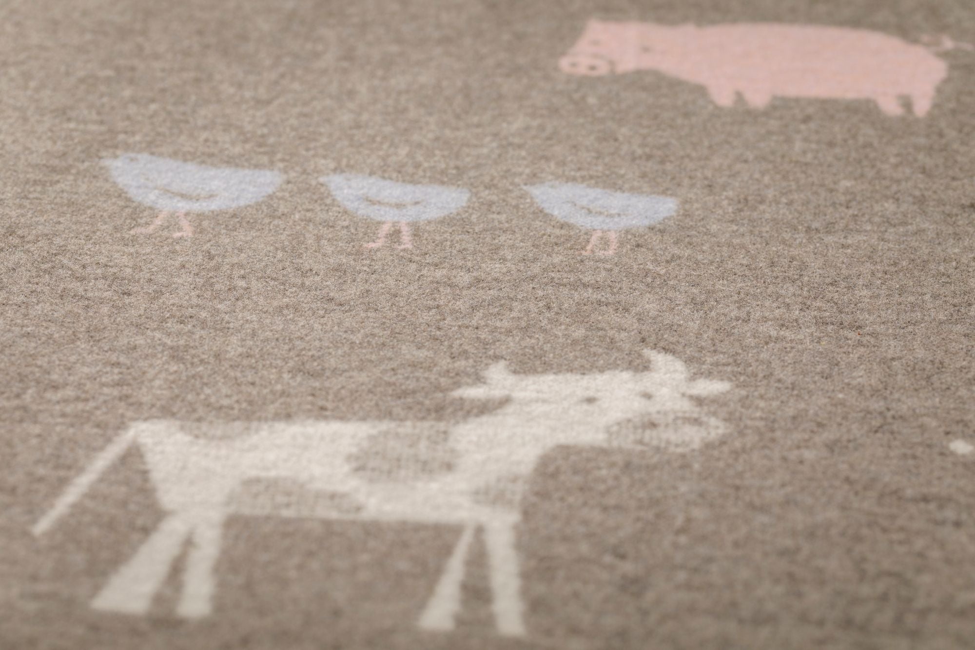 JUWEL baby blanket "farm life" in . Blanket made by David Fussenegger , a family-run mill in Austria.