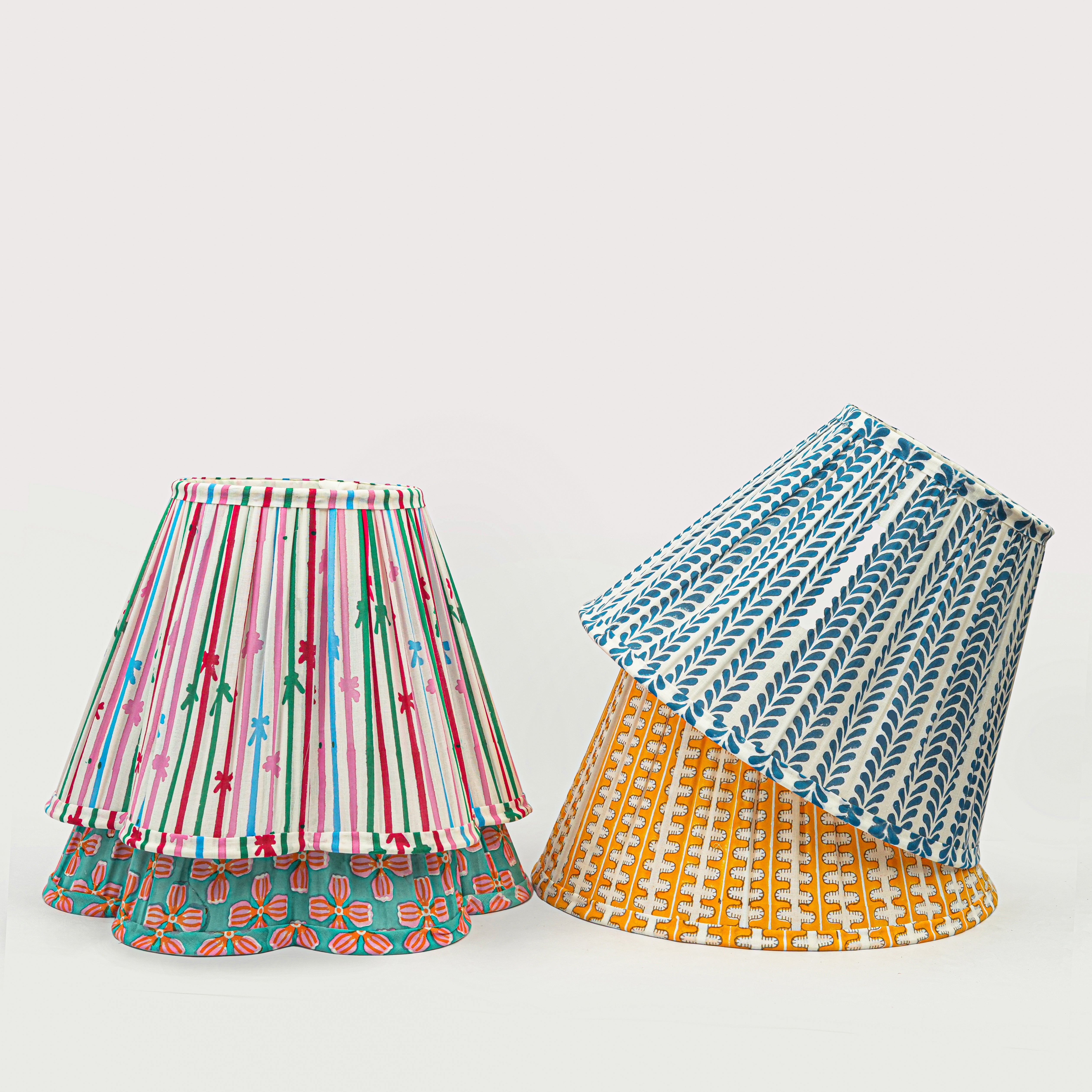 Flourish Handblocked Lampshade