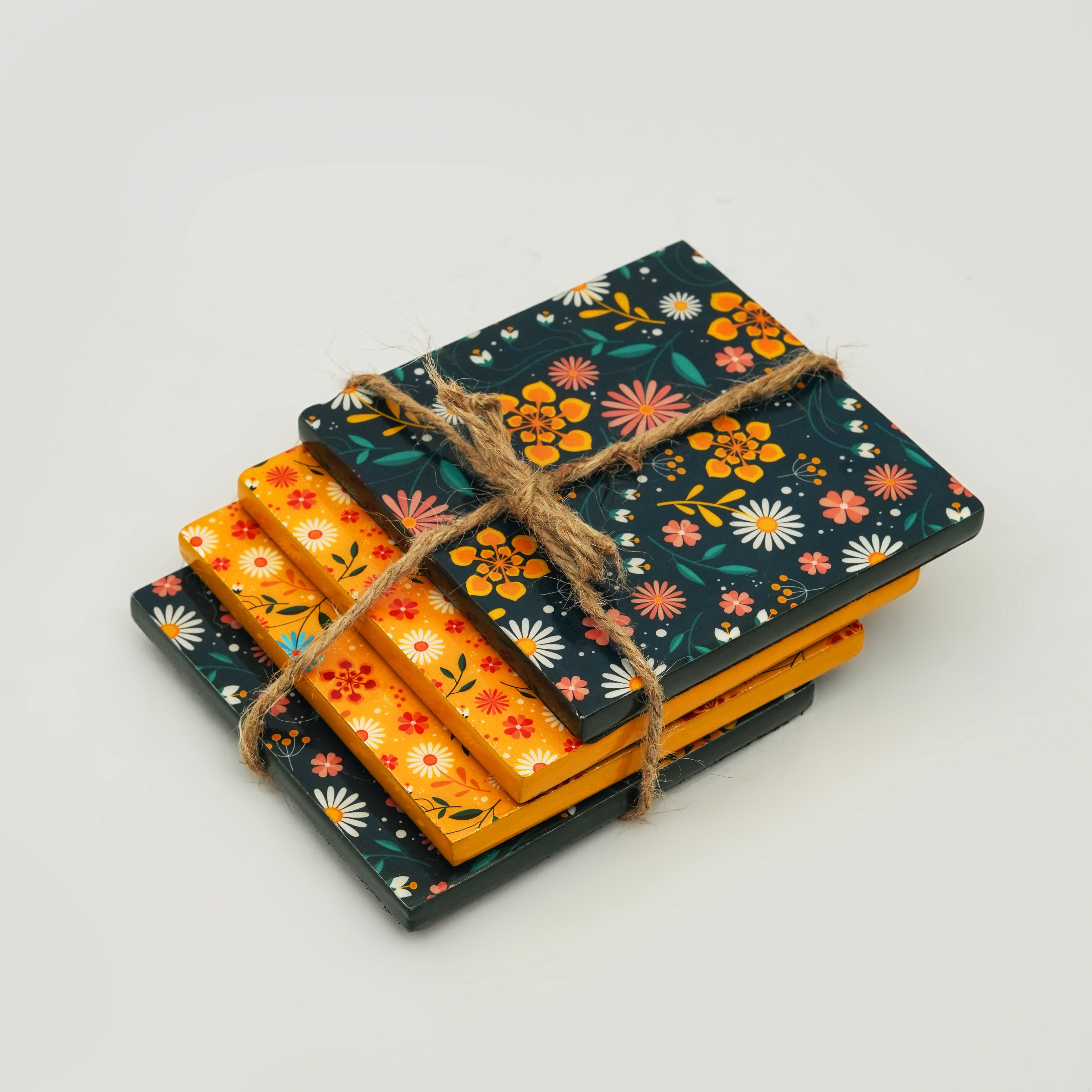 Sunburst Bloom Coasters - Thumbnail 2