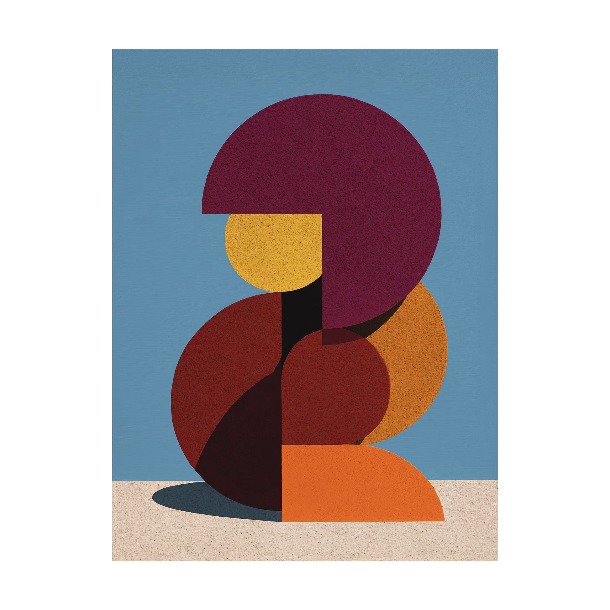 Form and Structure No. 10 — Geometric Abstract Art Print