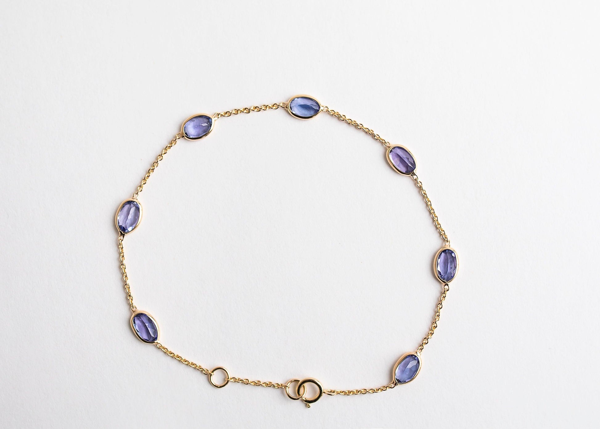 Midnight Blue minimal everyday fine jewelry in solid gold and sterling 925 silver with natural gemstones.