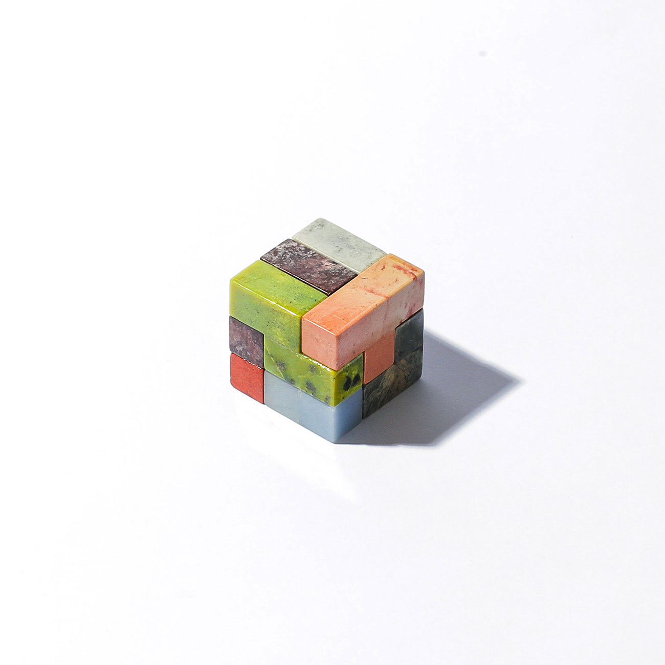 Gemstone Soma Cube Puzzle