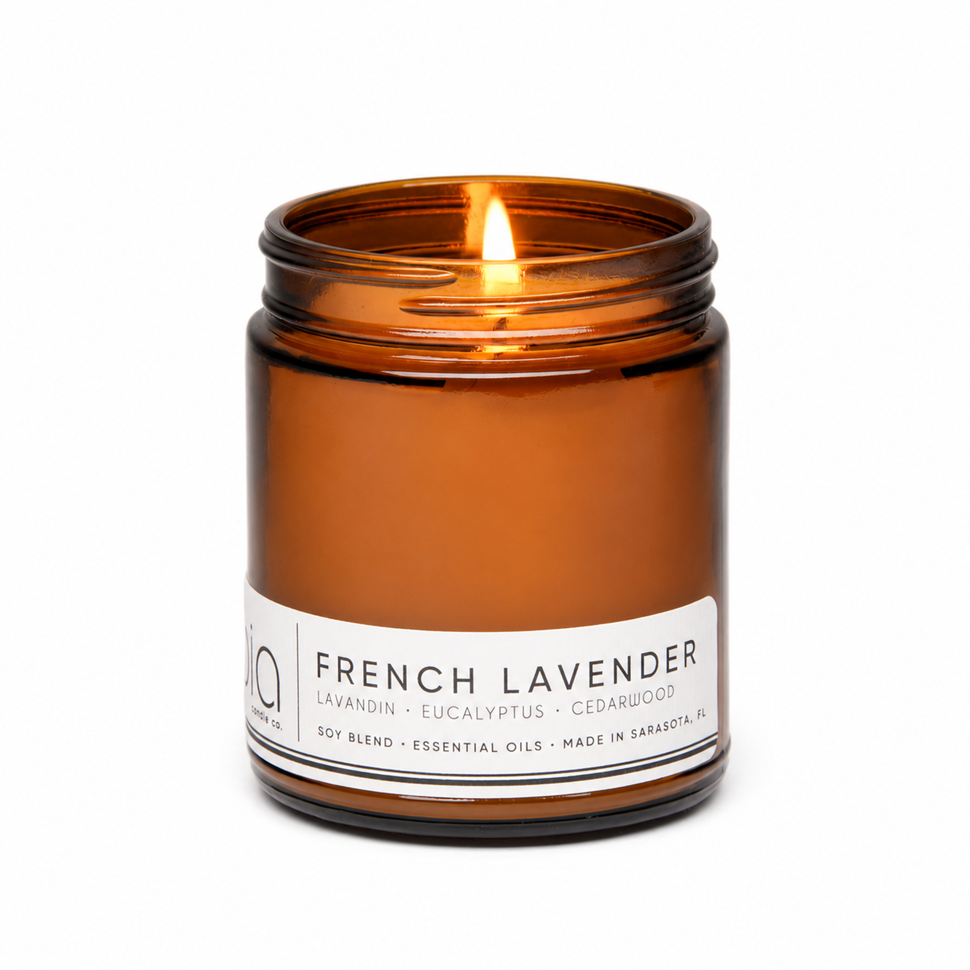 French Lavender Soy Blend Candle — Lavender, Eucalyptus & Cedarwood
