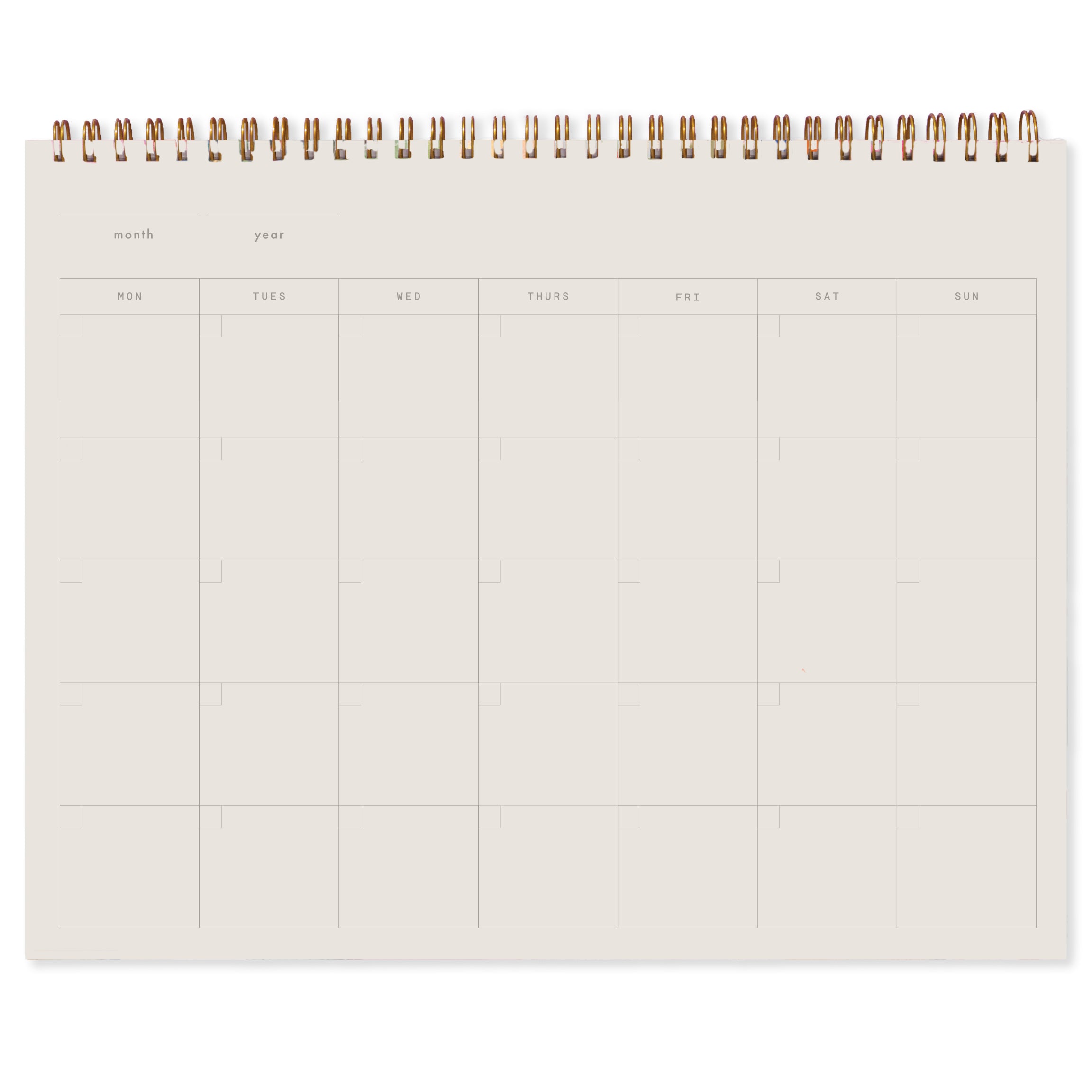 Dorian Undated Monthly Planner Sketchbook