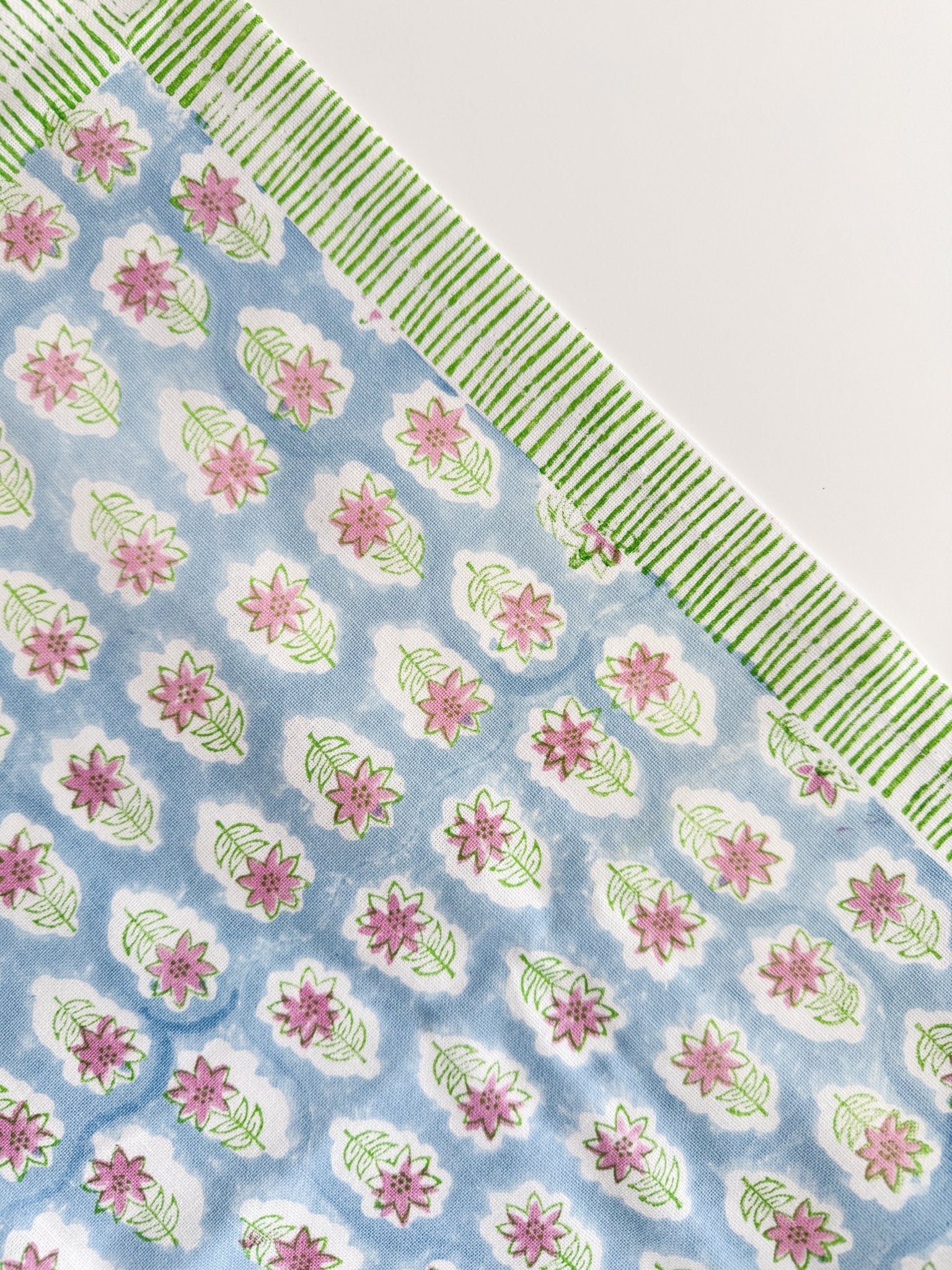 Tablecloth - Lily - Uniform Blue - The Mended Company