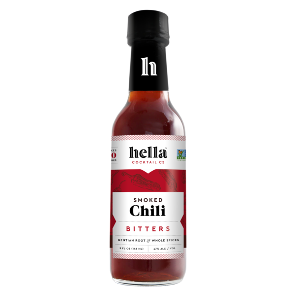 Hella Smoke Chili Bitters, 5oz-Barware-HellaChili-Prince of Scots