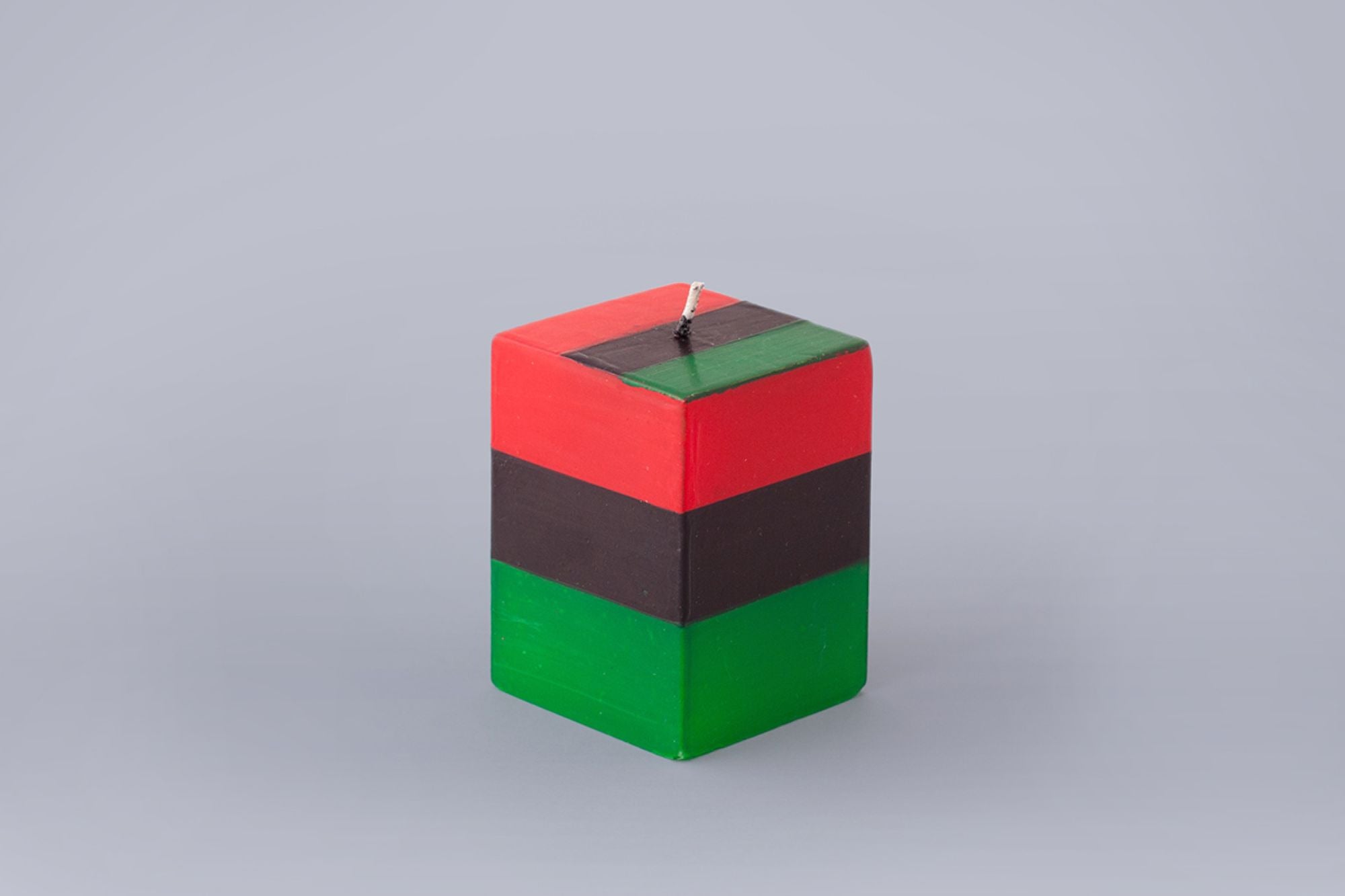 Kwanzaa Painted Candle Cube