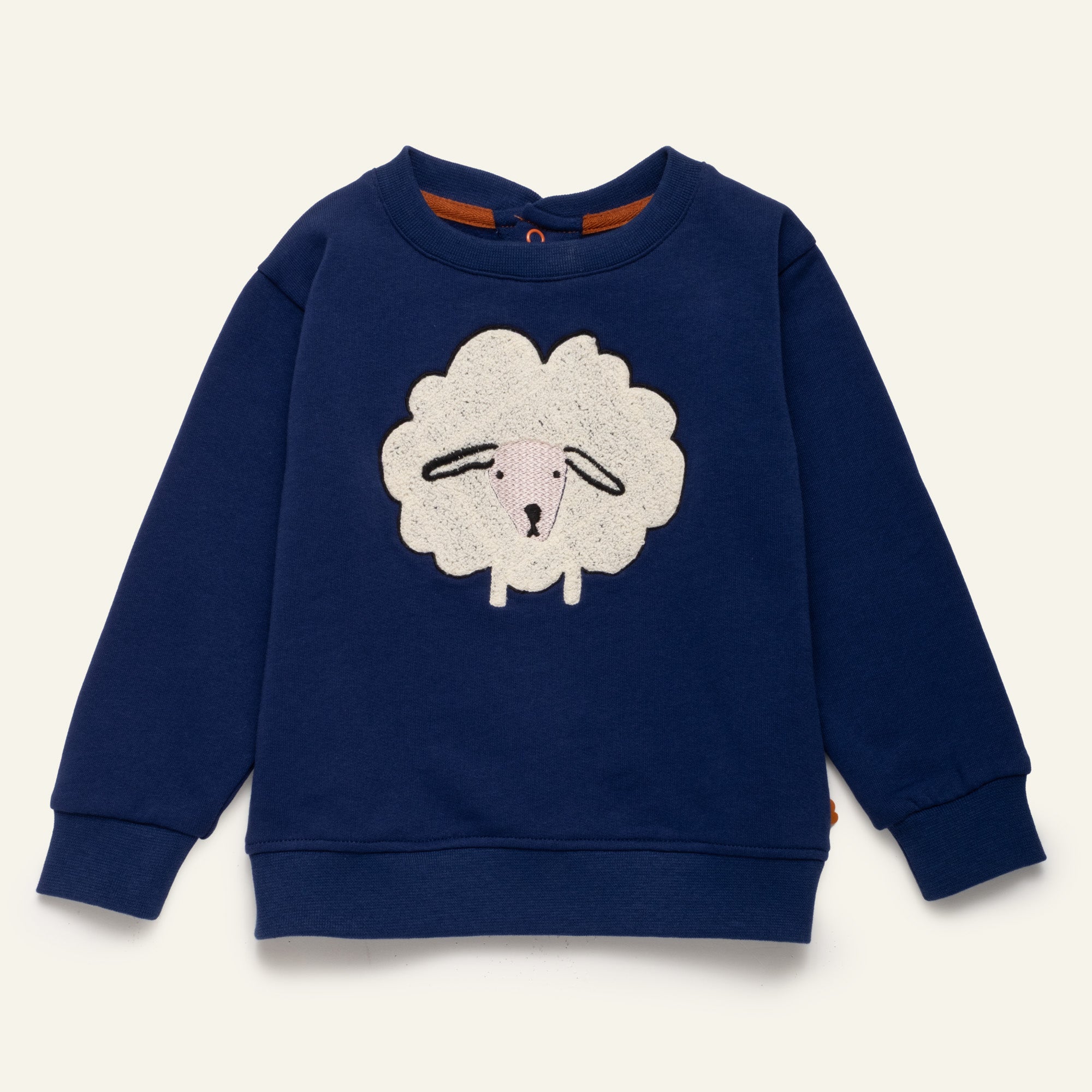 Embroidered Cozy Sheep Baby Sweatshirt