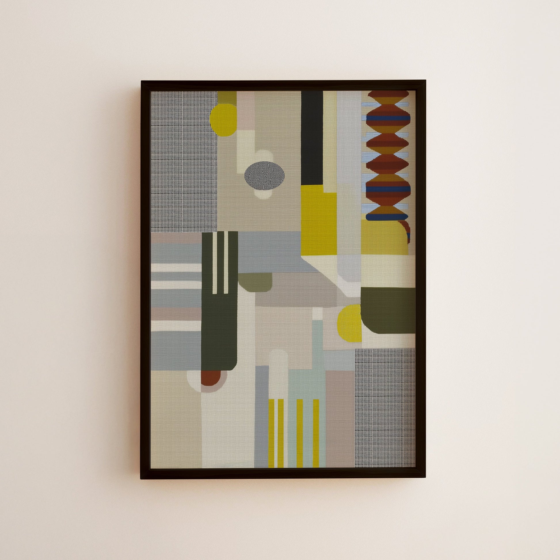 Woven Perspectives No. 16 — Geometric Abstract Art Print