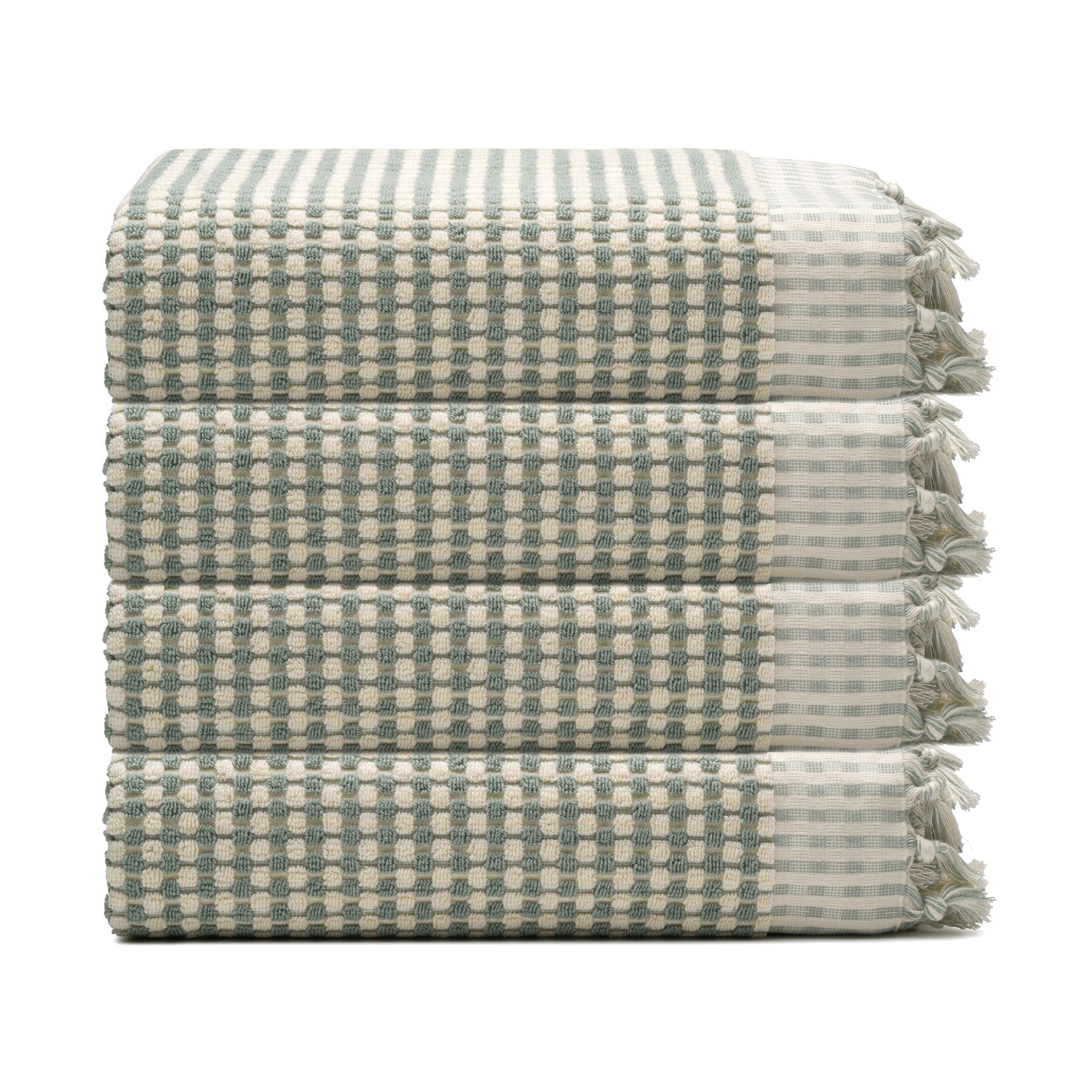 Dots Turkish Cotton Terry Hand Towel Bundle
