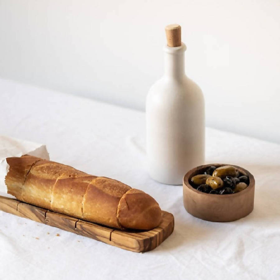 Olive Wood Bread Slicing Board - Thumbnail 5