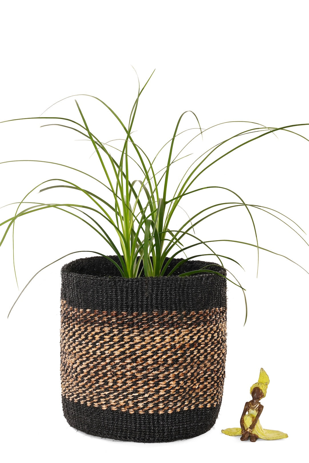 Medium Kitonga Sisal & Banana Fiber Bin Basket