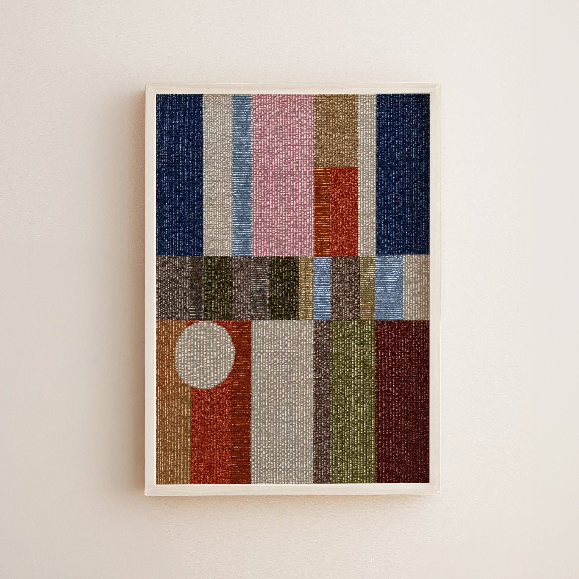 Woven Perspectives No. 07 — Geometric Abstract Art Print