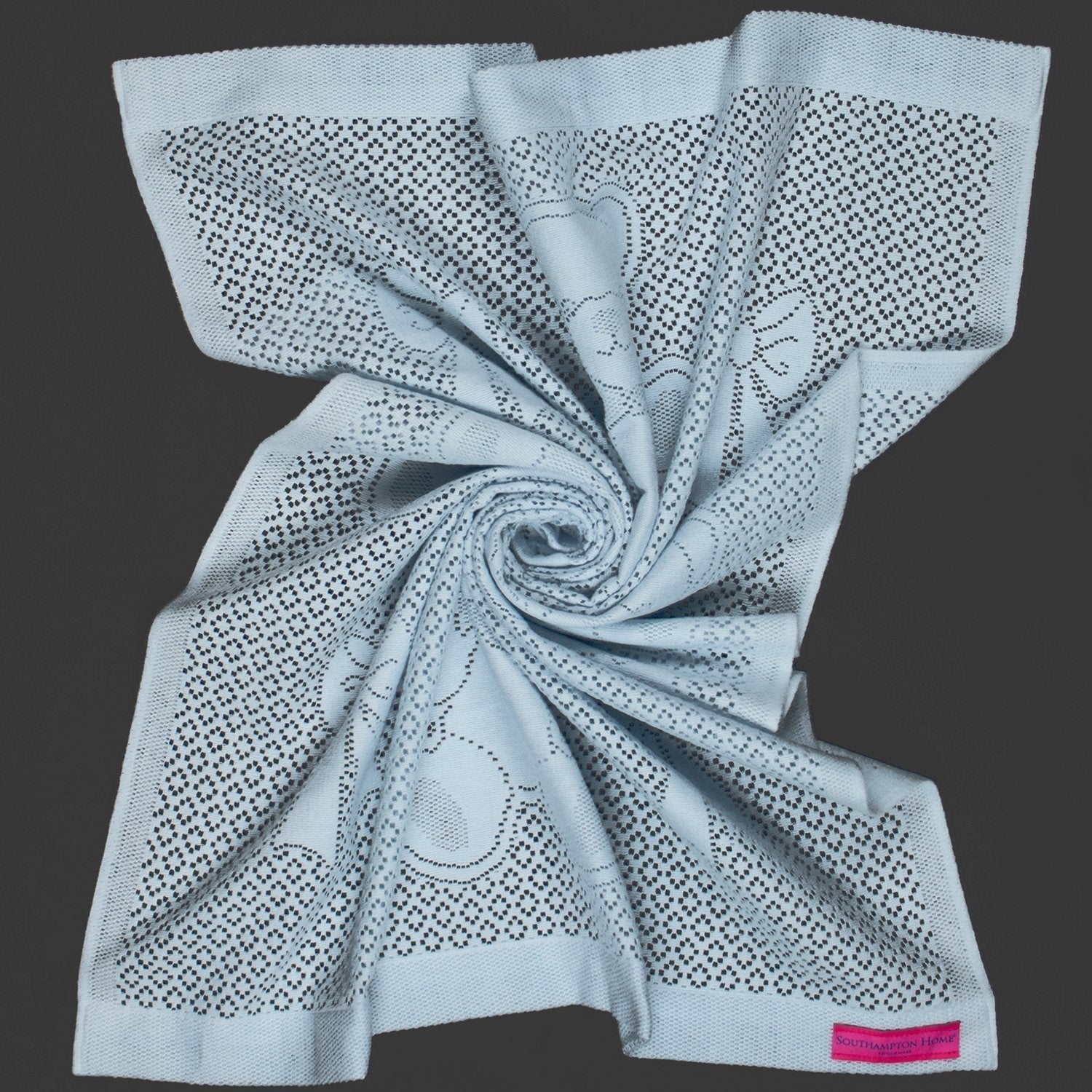 Southampton Home Lace Weave Bunny Baby Blanket ~ Blue ~-Gifts-00810032751289-{sku]-Prince of Scots