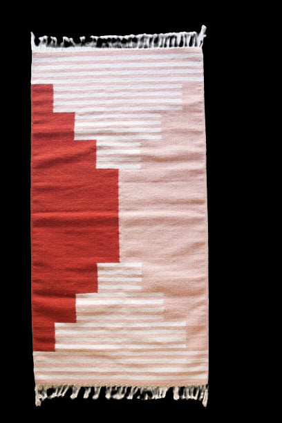 LOOM Imports handwoven ethical flat weave wool rugs. B Corp certified, women owned, fair trade, natural sustainable materials. 