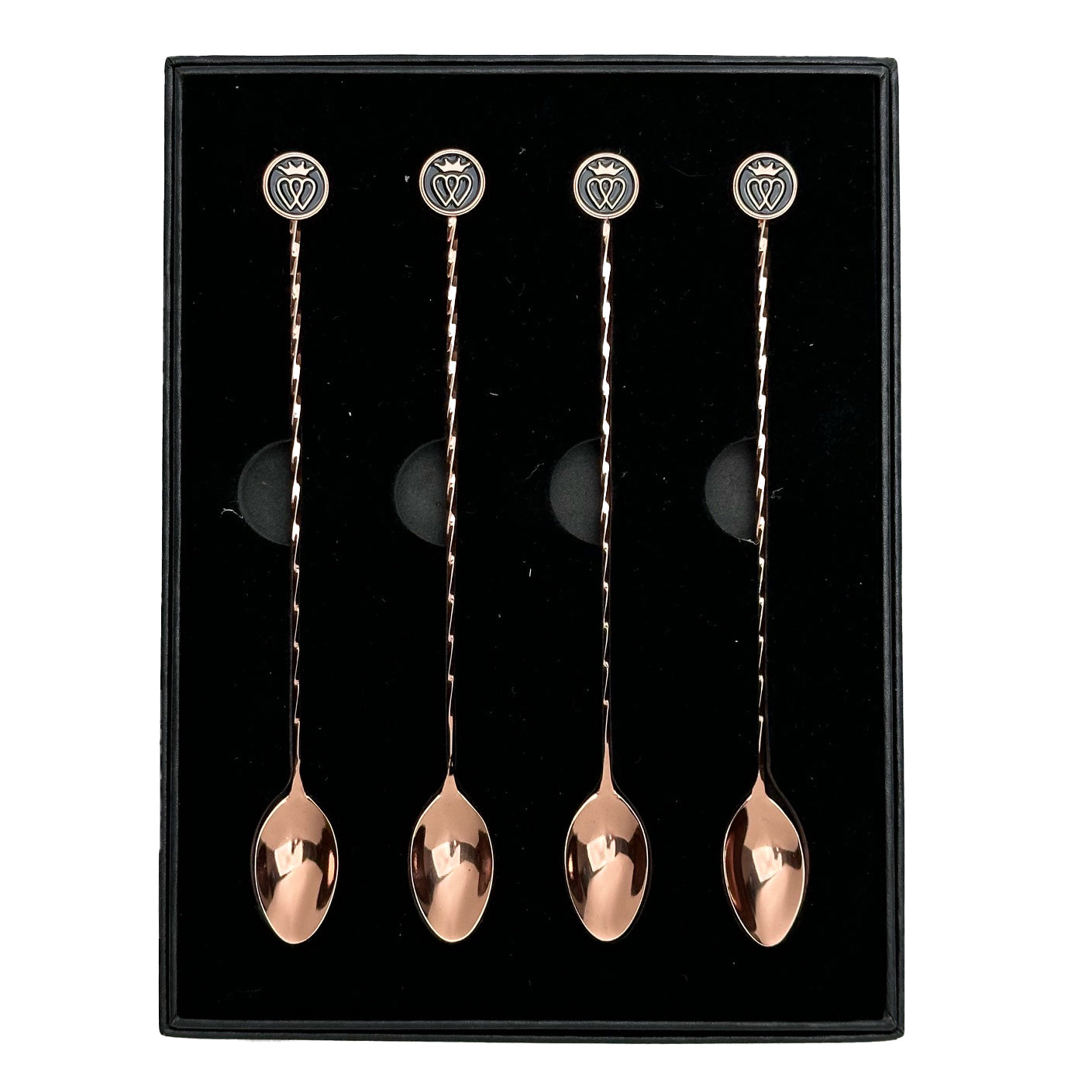 French Cocktail Spoon ~ Copper ~-Barware-Prince of Scots-810032753757-FrenchSpoonCopper-Prince of Scots